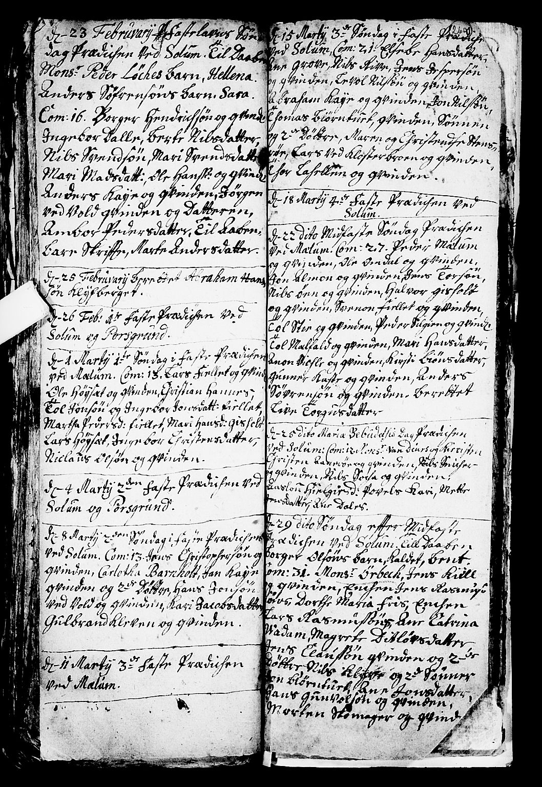 Solum kirkebøker, SAKO/A-306/F/Fa/L0001: Parish register (official) no. I 1, 1701-1716, p. 260