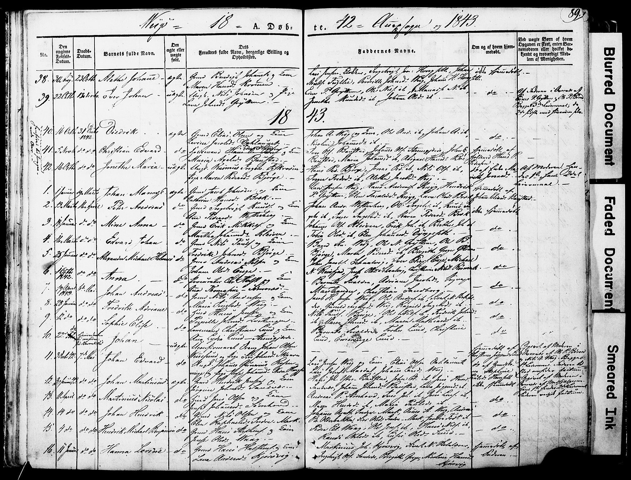 Ministerialprotokoller, klokkerbøker og fødselsregistre - Nordland, SAT/A-1459/812/L0176: Parish register (official) no. 812A05, 1834-1874, p. 89