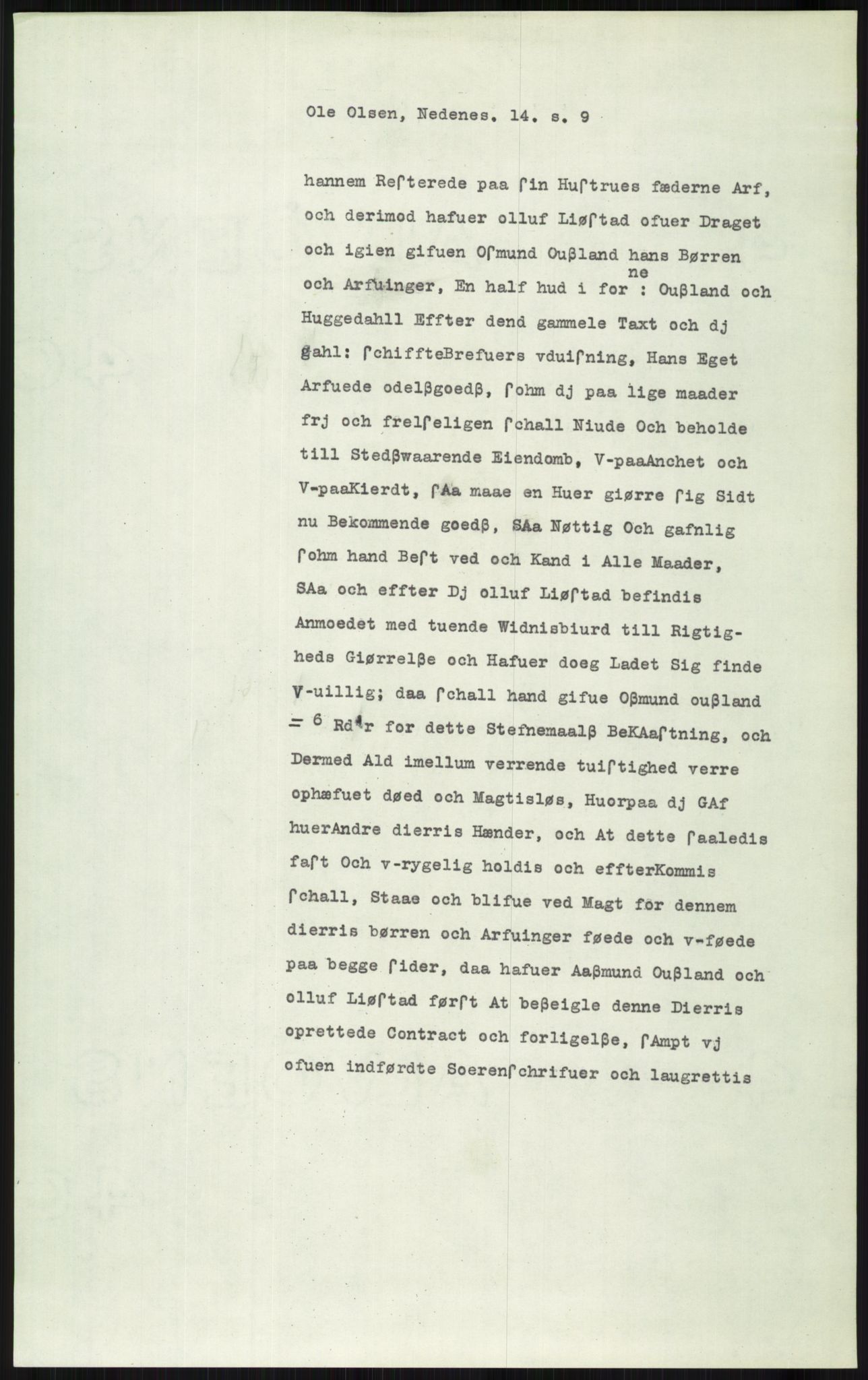 Samlinger til kildeutgivelse, Diplomavskriftsamlingen, AV/RA-EA-4053/H/Ha, p. 3026