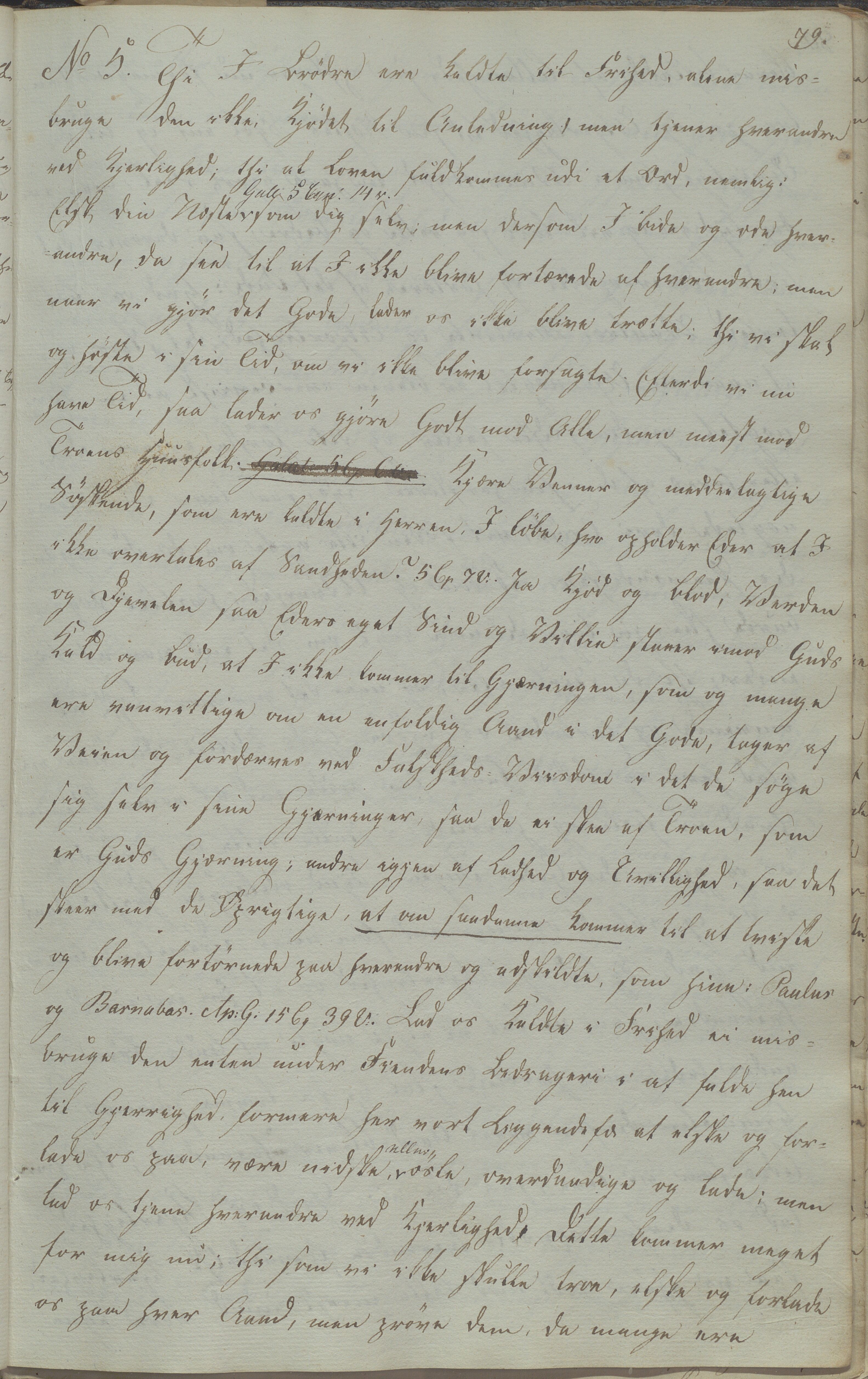 Heggtveitsamlingen, TMF/A-1007/H/L0052/0001: Innbundne brev Ms. S, med innlagt registratur / Innbundne brev Ms S. , 1801-1823, p. 79