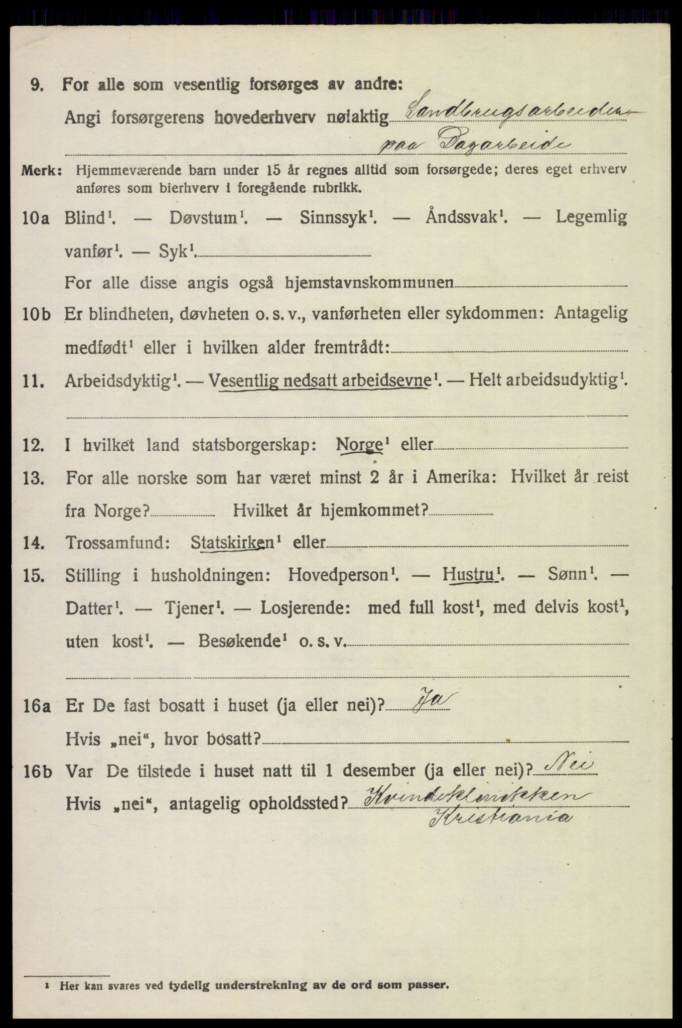 SAH, 1920 census for Øvre Rendal, 1920, p. 2822