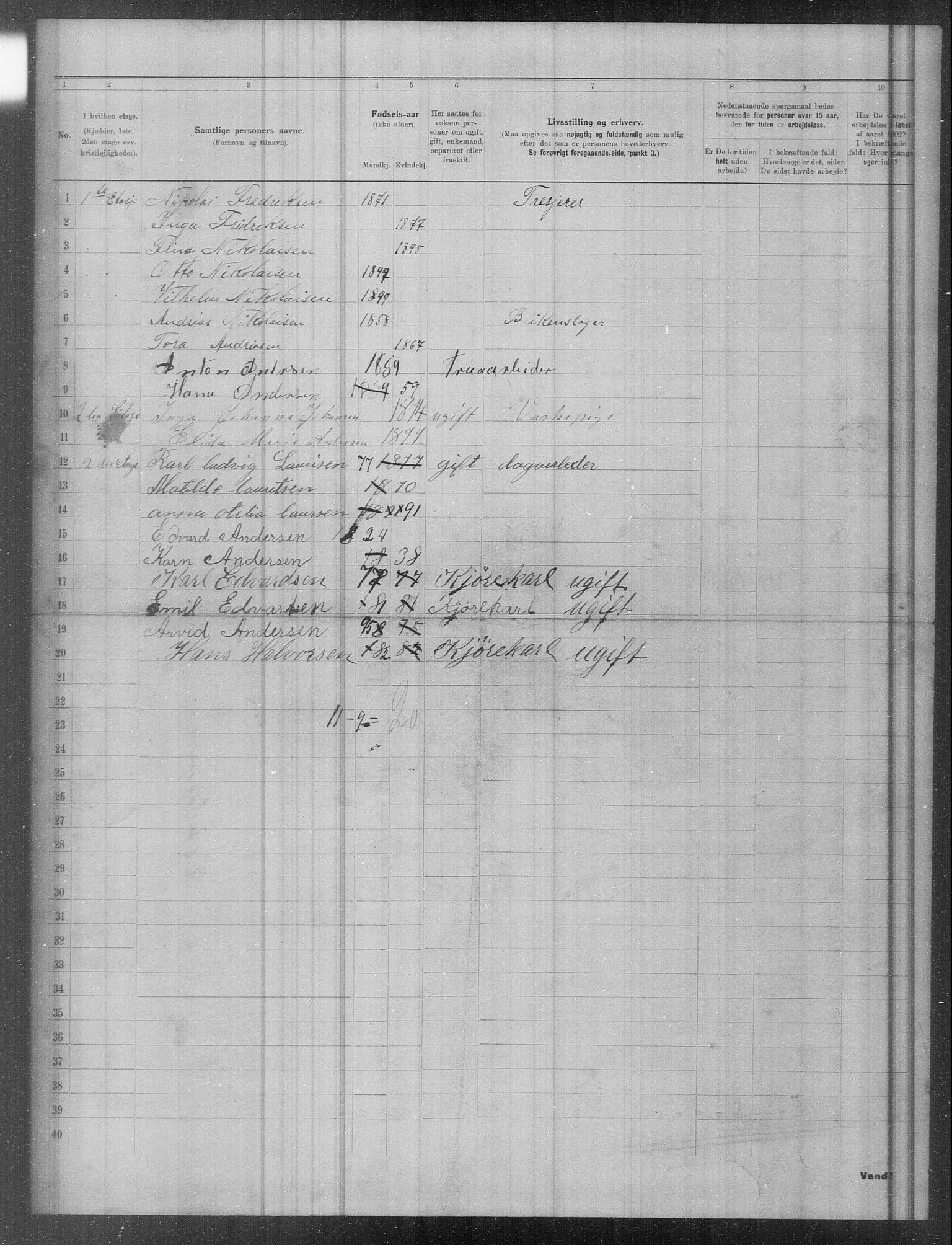 OBA, Municipal Census 1902 for Kristiania, 1902, p. 21439