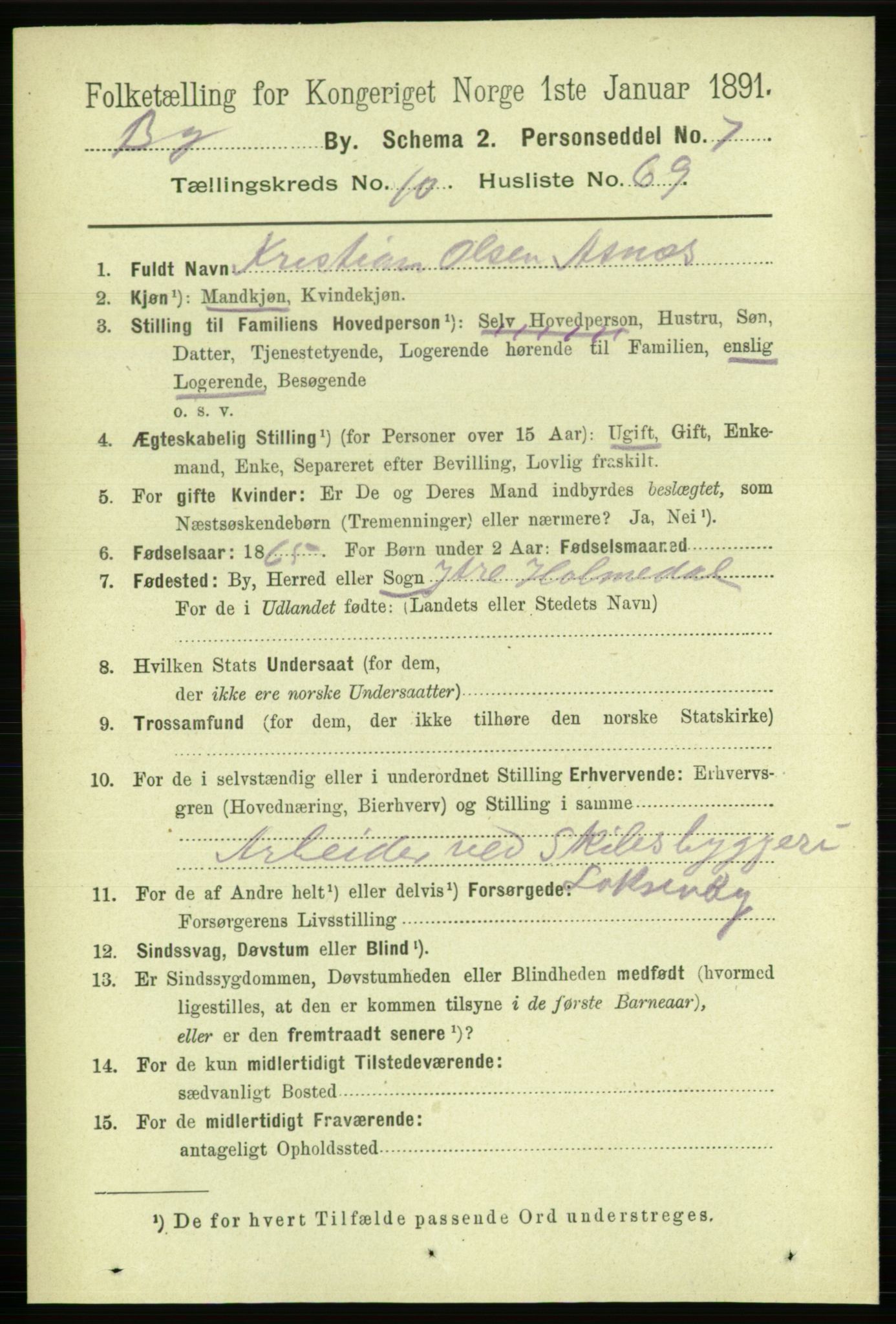 RA, 1891 Census for 1301 Bergen, 1891, p. 19803