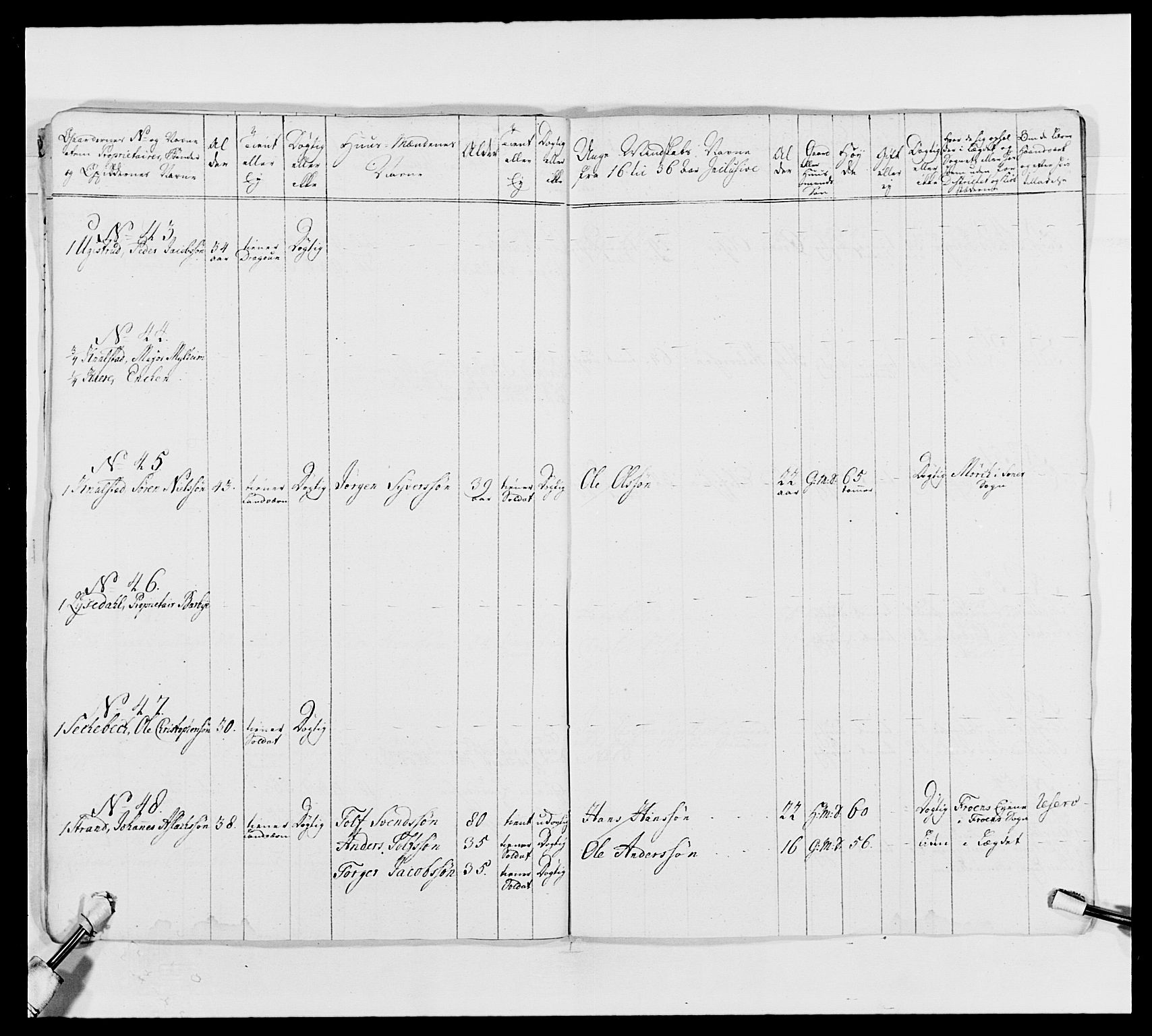 Kommanderende general (KG I) med Det norske krigsdirektorium, AV/RA-EA-5419/E/Ea/L0492: 2. Akershusiske regiment, 1765, p. 20