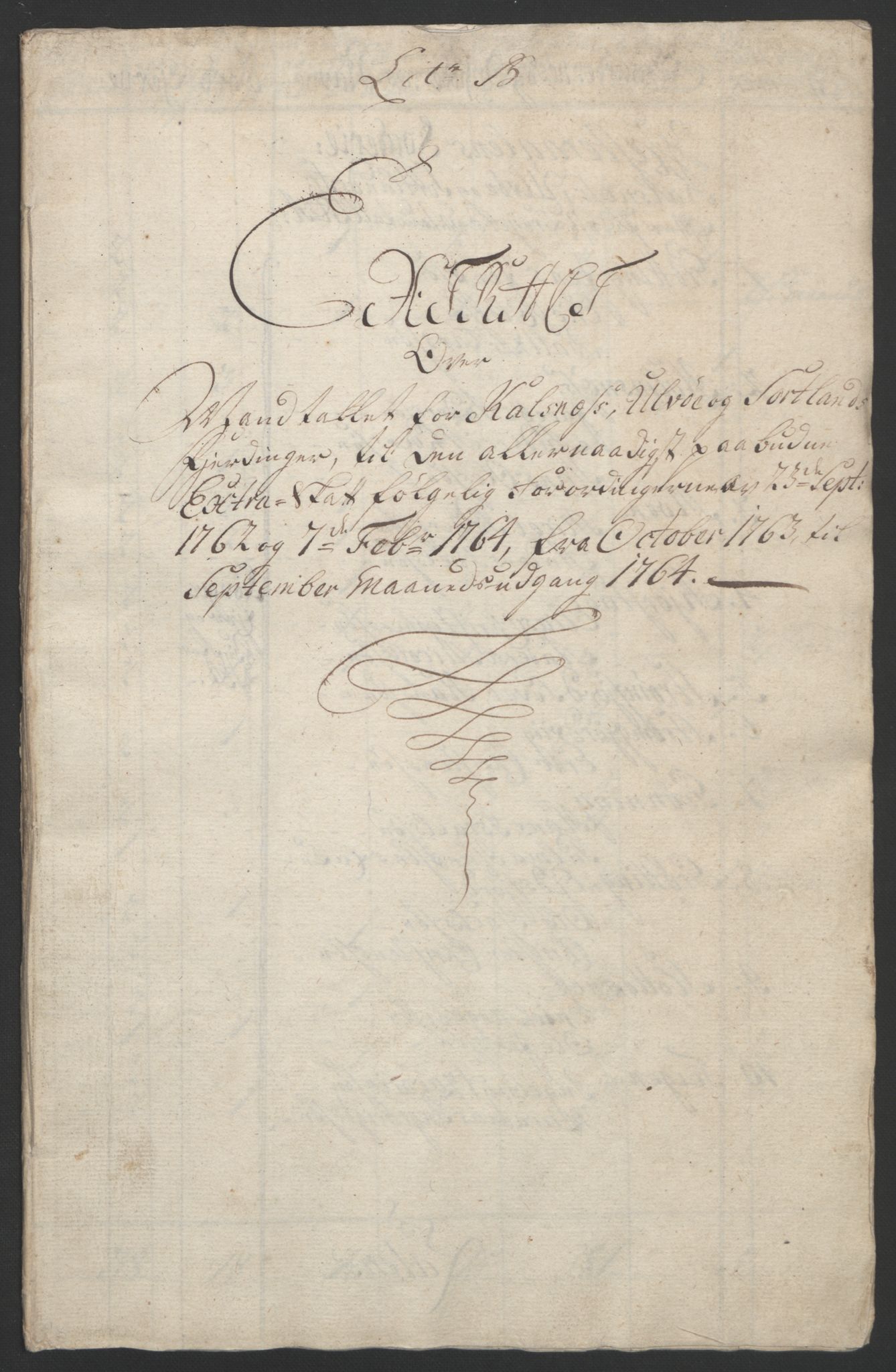 Rentekammeret inntil 1814, Reviderte regnskaper, Fogderegnskap, RA/EA-4092/R67/L4747: Ekstraskatten Vesterålen, Andenes og Lofoten, 1762-1766, p. 225