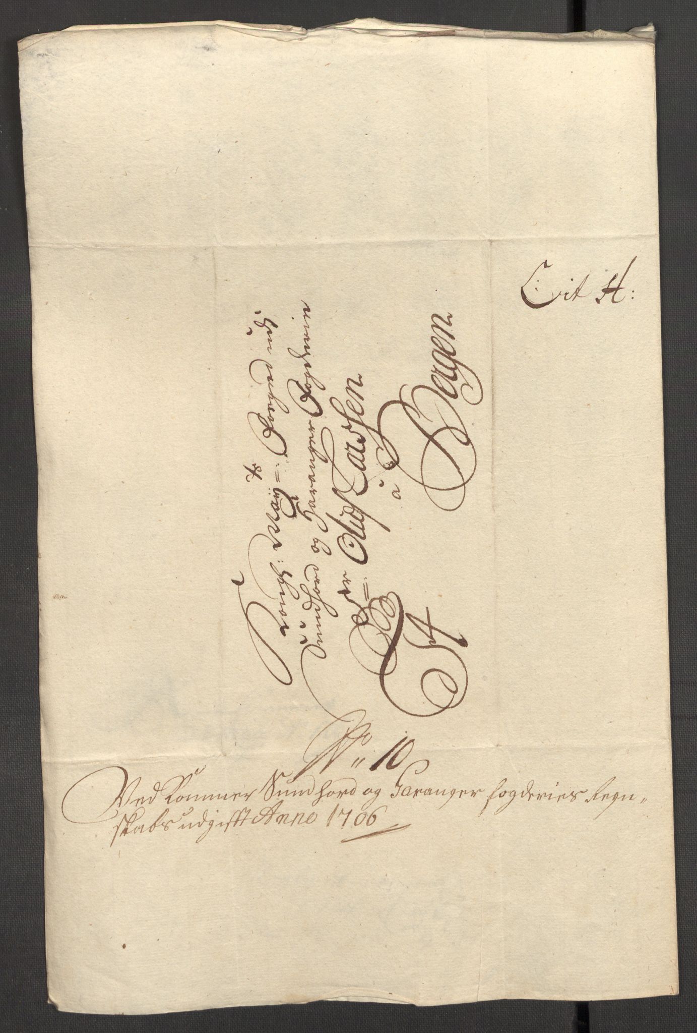 Rentekammeret inntil 1814, Reviderte regnskaper, Fogderegnskap, AV/RA-EA-4092/R48/L2984: Fogderegnskap Sunnhordland og Hardanger, 1706-1707, p. 215