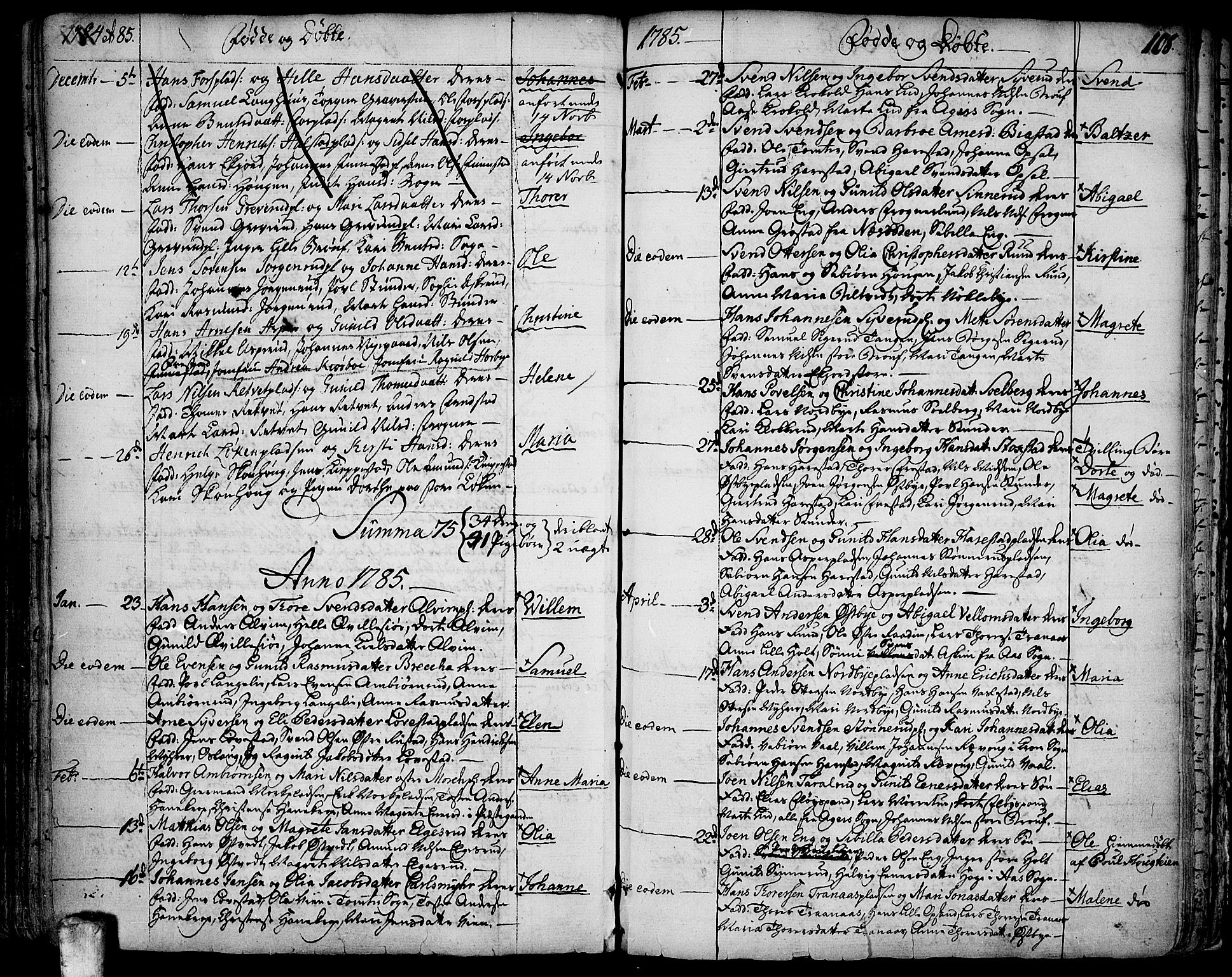 Kråkstad prestekontor Kirkebøker, SAO/A-10125a/F/Fa/L0001: Parish register (official) no. I 1, 1736-1785, p. 108