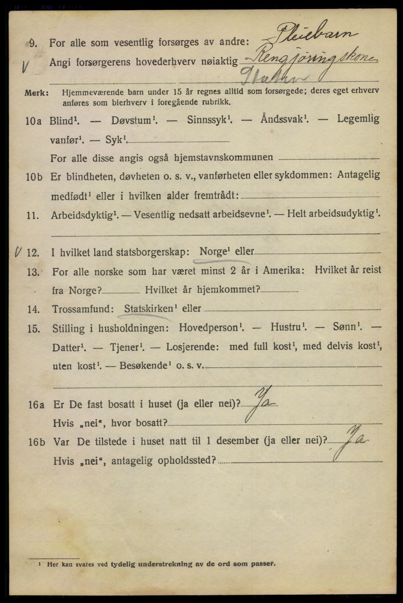 SAO, 1920 census for Kristiania, 1920, p. 318348