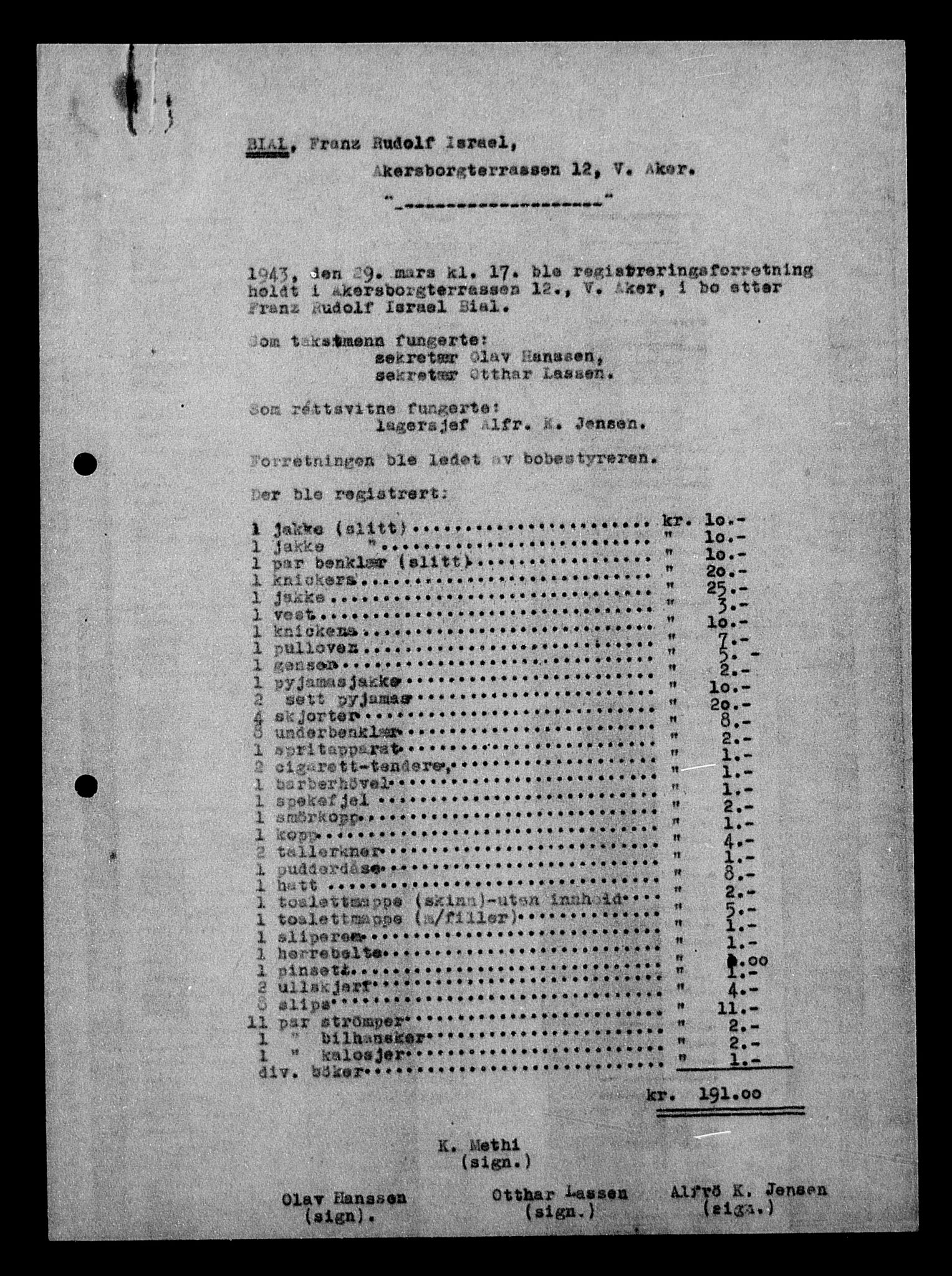 Justisdepartementet, Tilbakeføringskontoret for inndratte formuer, AV/RA-S-1564/H/Hc/Hcc/L0924: --, 1945-1947, p. 75