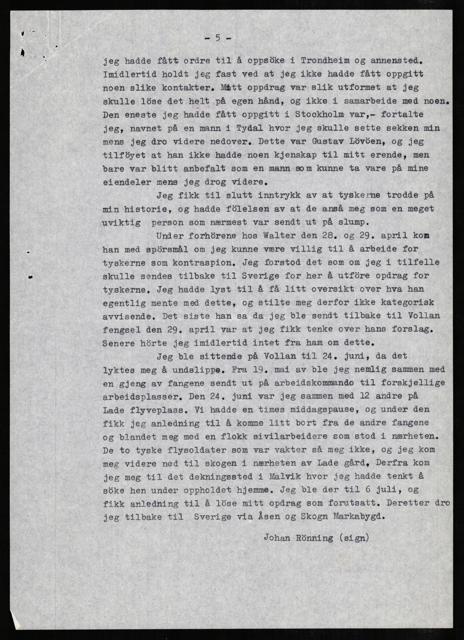 Forsvaret, Forsvarets overkommando II, AV/RA-RAFA-3915/D/Db/L0009: CI Questionaires. Tyske okkupasjonsstyrker i Norge. Tyskere., 1945-1946, p. 370