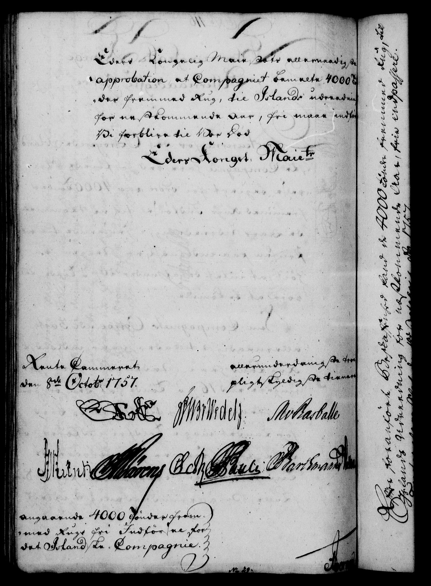 Rentekammeret, Kammerkanselliet, AV/RA-EA-3111/G/Gf/Gfa/L0039: Norsk relasjons- og resolusjonsprotokoll (merket RK 52.39), 1757, p. 643