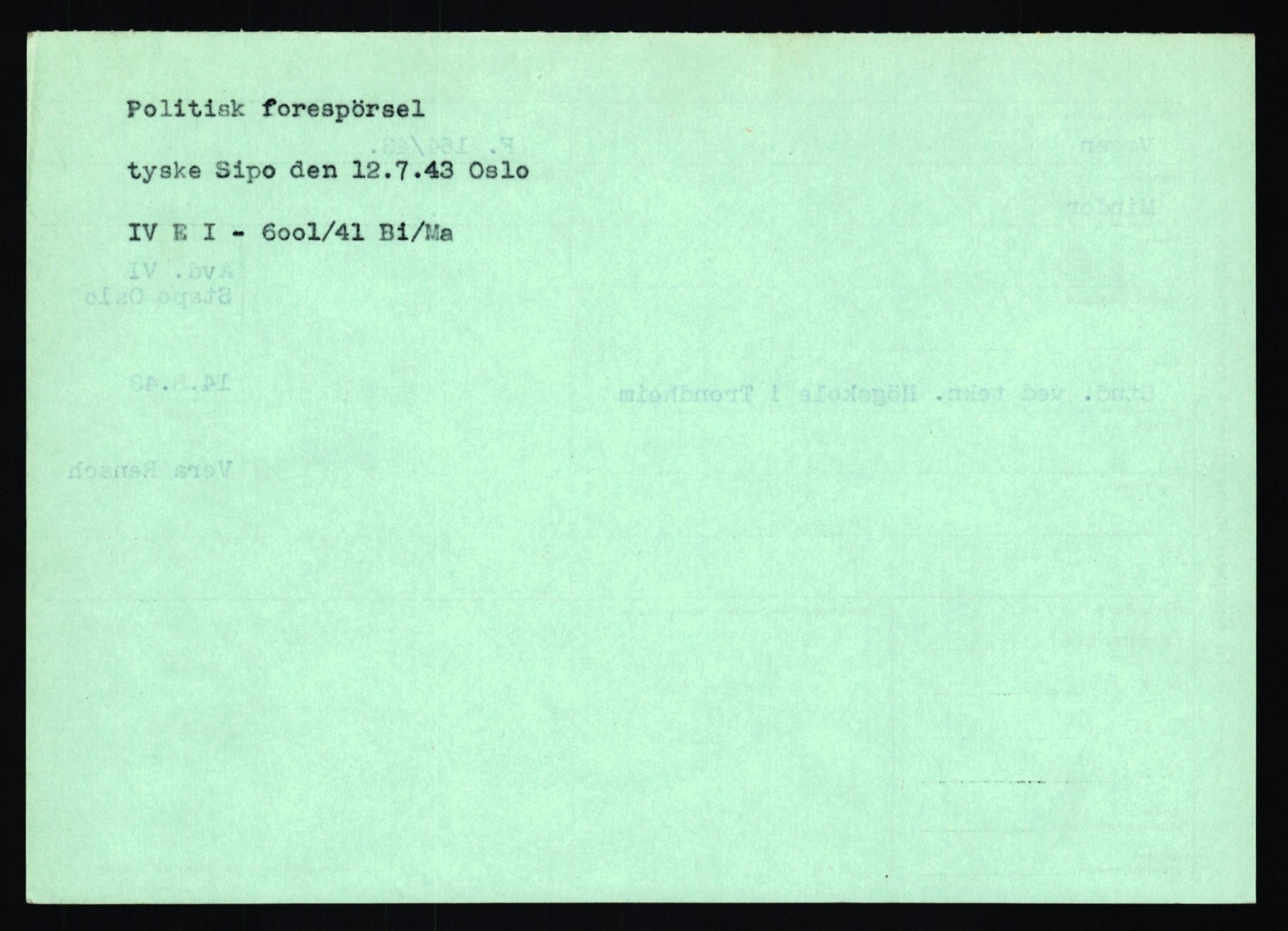 Statspolitiet - Hovedkontoret / Osloavdelingen, AV/RA-S-1329/C/Ca/L0016: Uberg - Øystese, 1943-1945, p. 1517