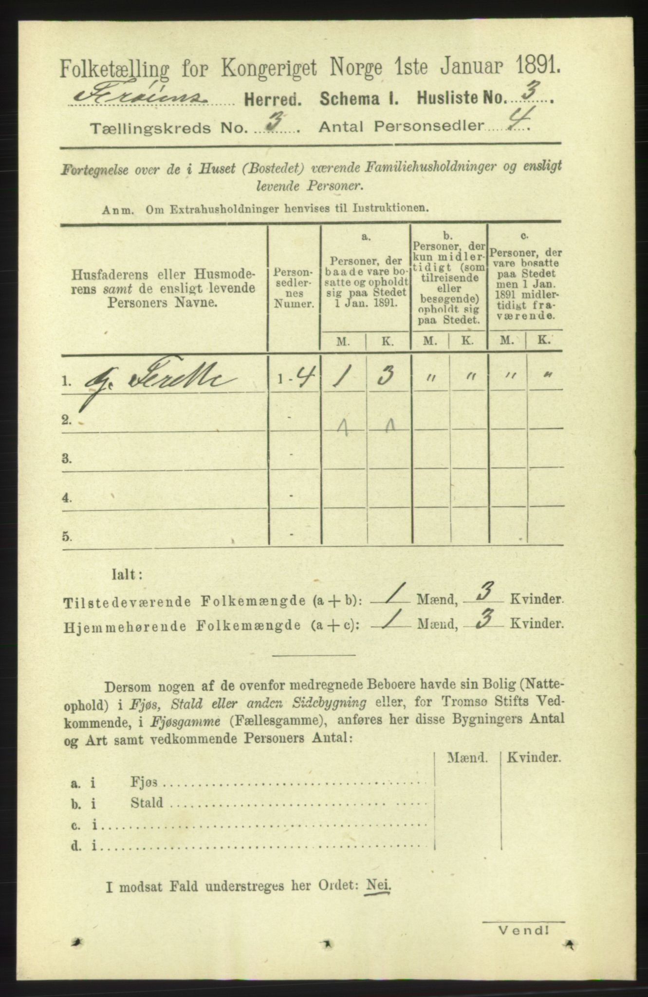 RA, 1891 census for 1619 Frøya, 1891, p. 1835