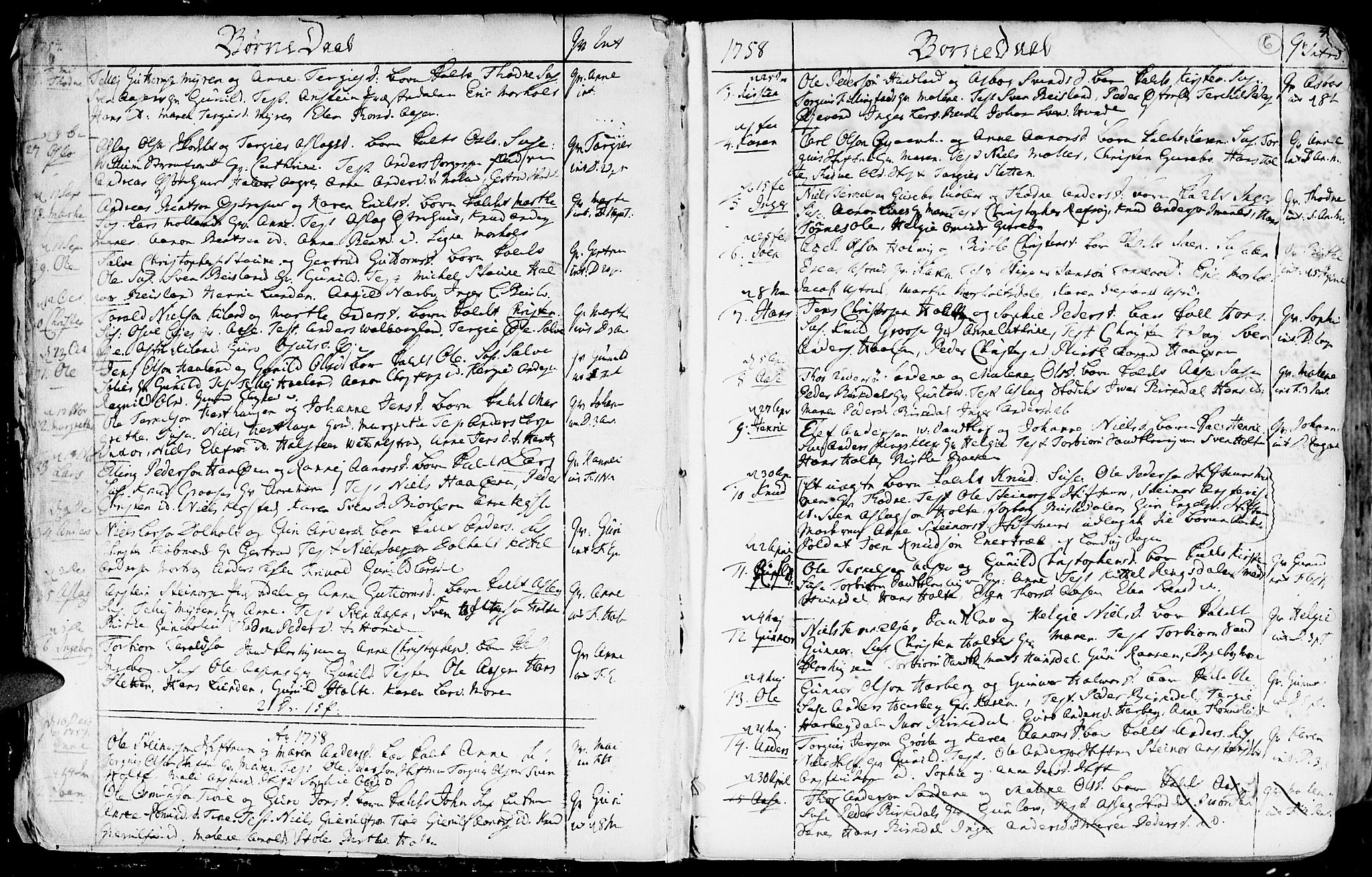 Hommedal sokneprestkontor, AV/SAK-1111-0023/F/Fa/Fab/L0002: Parish register (official) no. A 2 /1, 1741-1848, p. 6