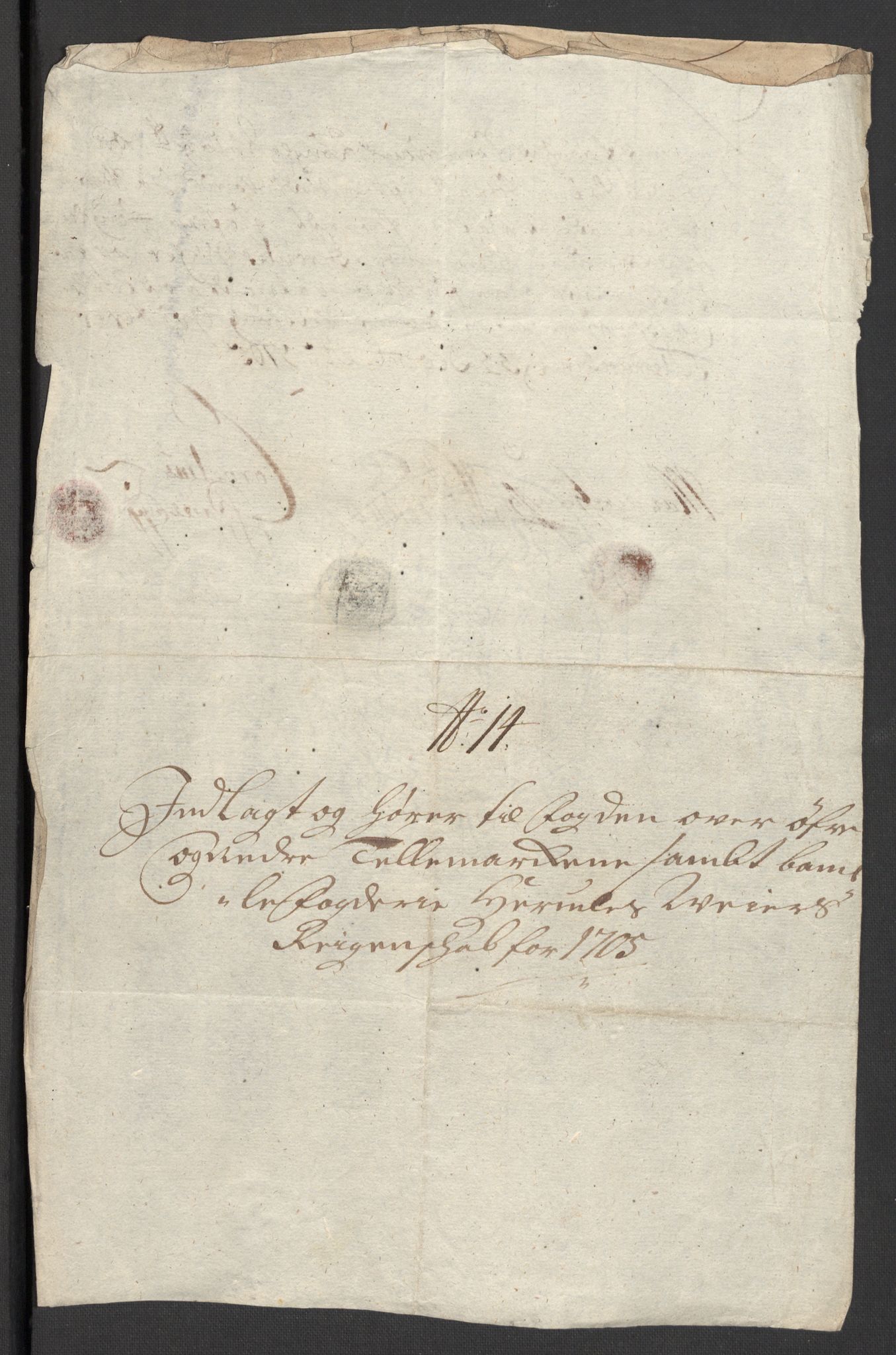 Rentekammeret inntil 1814, Reviderte regnskaper, Fogderegnskap, AV/RA-EA-4092/R36/L2114: Fogderegnskap Øvre og Nedre Telemark og Bamble, 1705, p. 167