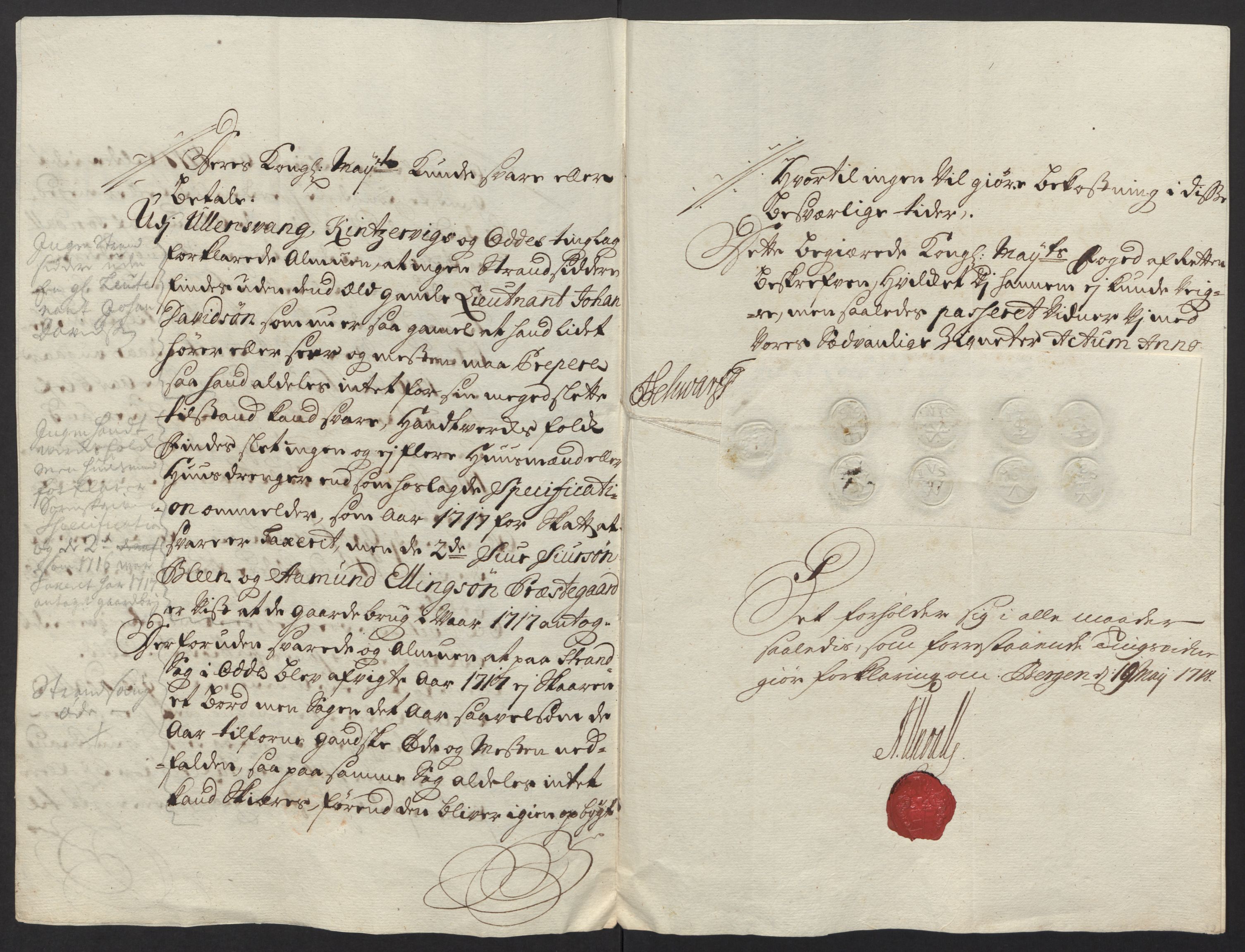 Rentekammeret inntil 1814, Reviderte regnskaper, Fogderegnskap, AV/RA-EA-4092/R48/L2994: Fogderegnskap Sunnhordland og Hardanger, 1717, p. 199