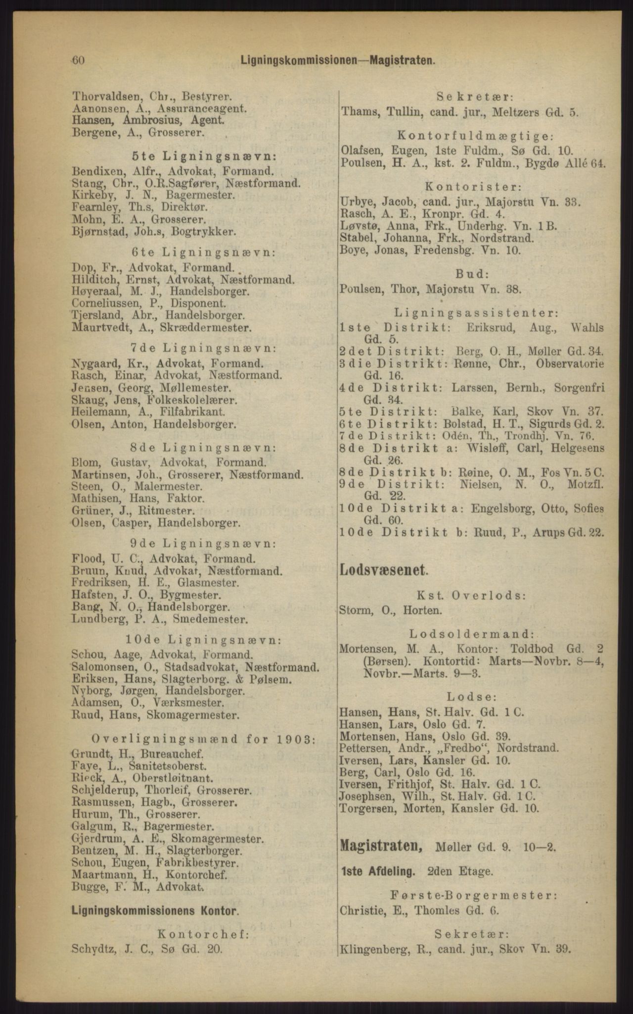 Kristiania/Oslo adressebok, PUBL/-, 1903, p. 60