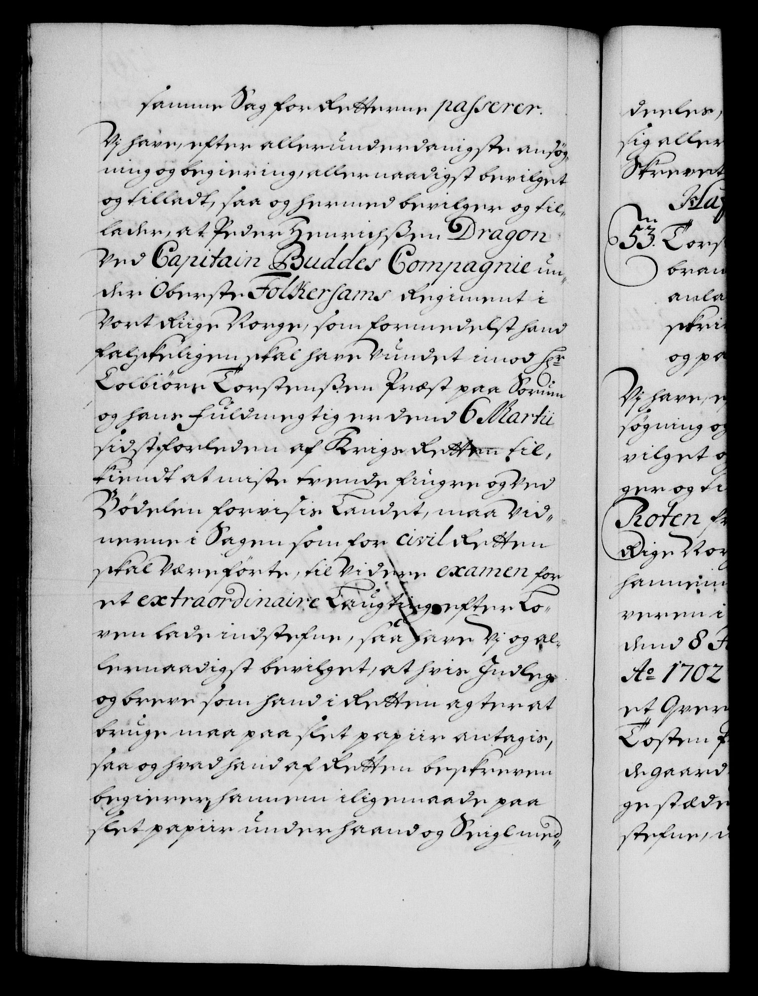 Danske Kanselli 1572-1799, AV/RA-EA-3023/F/Fc/Fca/Fcaa/L0018: Norske registre, 1699-1703, p. 479b