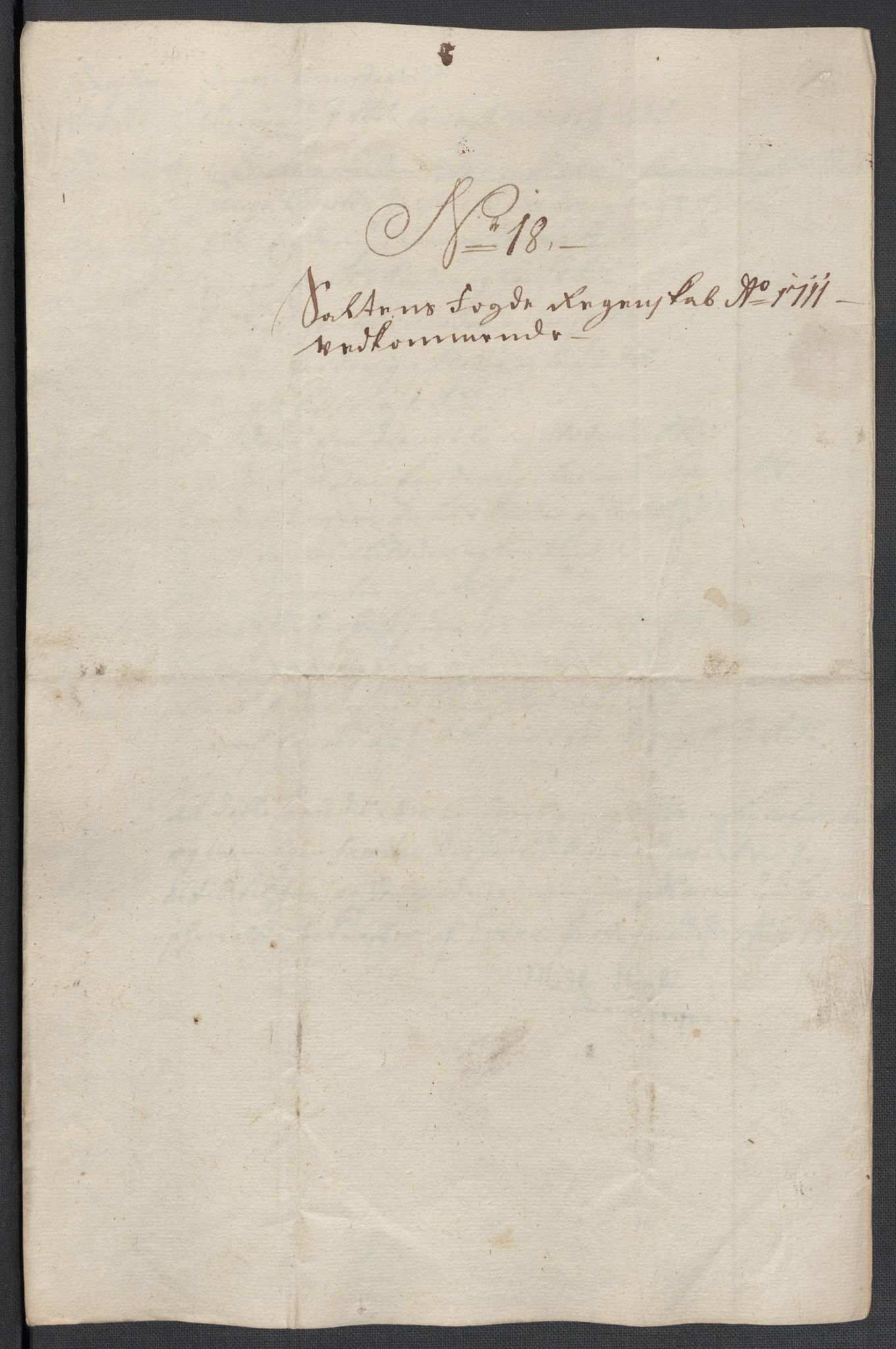 Rentekammeret inntil 1814, Reviderte regnskaper, Fogderegnskap, RA/EA-4092/R66/L4582: Fogderegnskap Salten, 1711-1712, p. 186