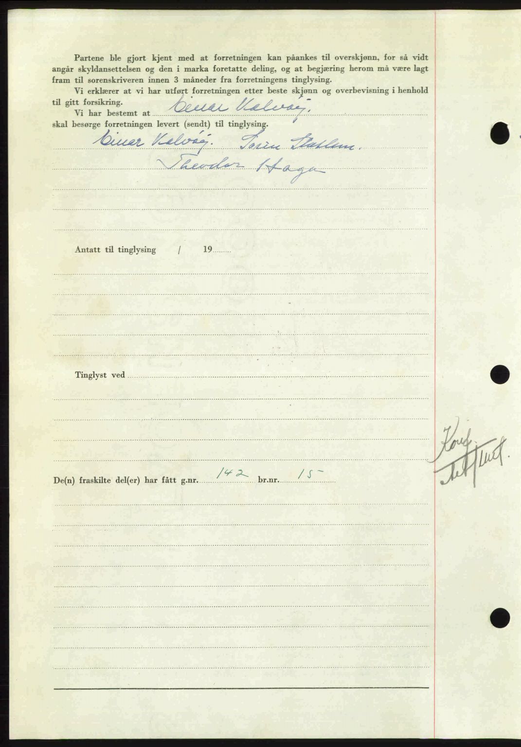 Nordmøre sorenskriveri, AV/SAT-A-4132/1/2/2Ca: Mortgage book no. A115, 1950-1950, Diary no: : 2094/1950