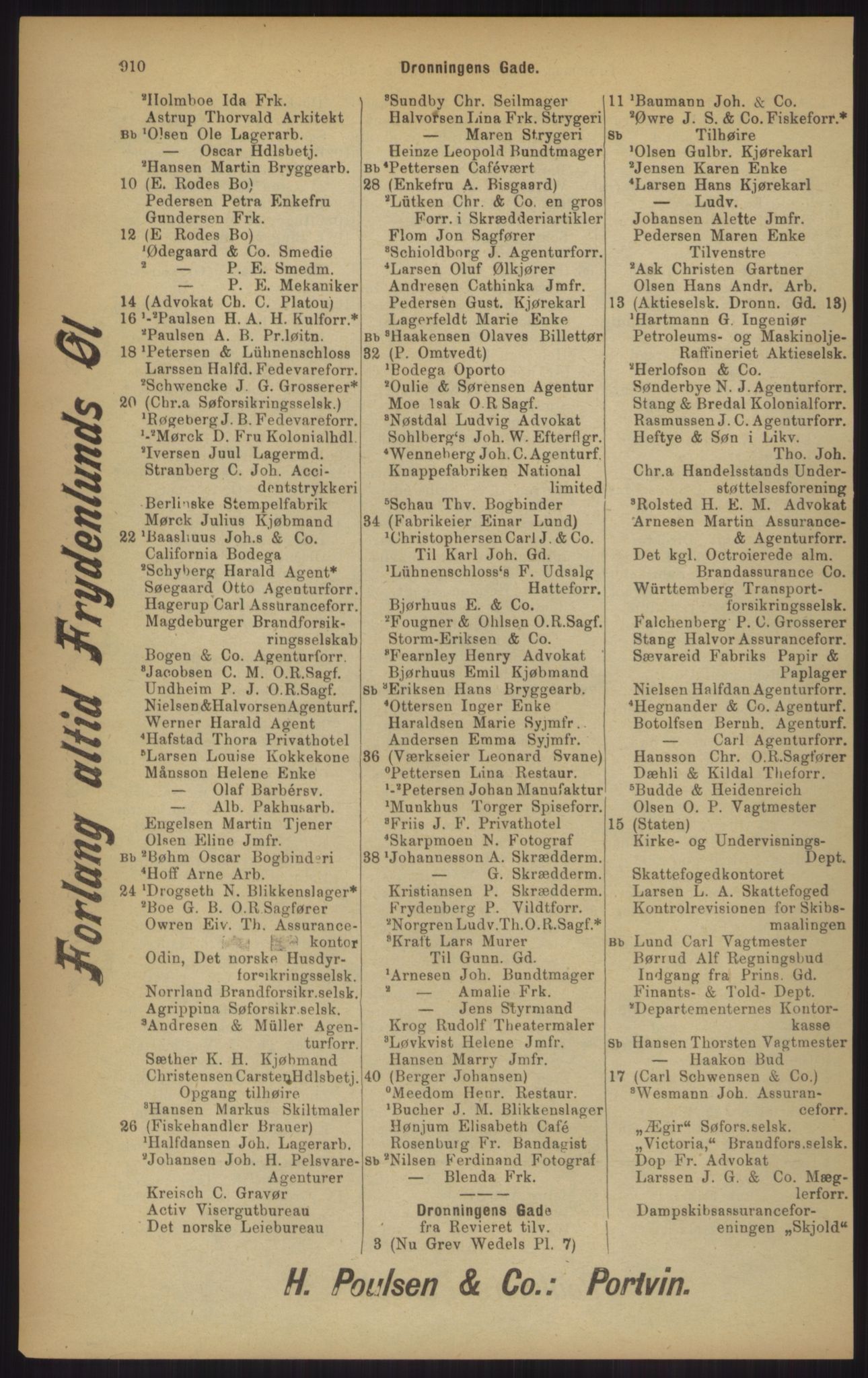 Kristiania/Oslo adressebok, PUBL/-, 1902, p. 910