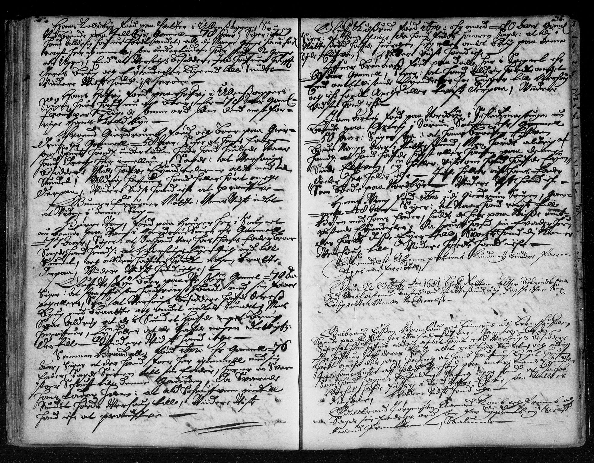 Christiania lagting, AV/SAO-A-11131/F/Fa/L0008: Tingbok, 1680-1689, p. 35b-36a