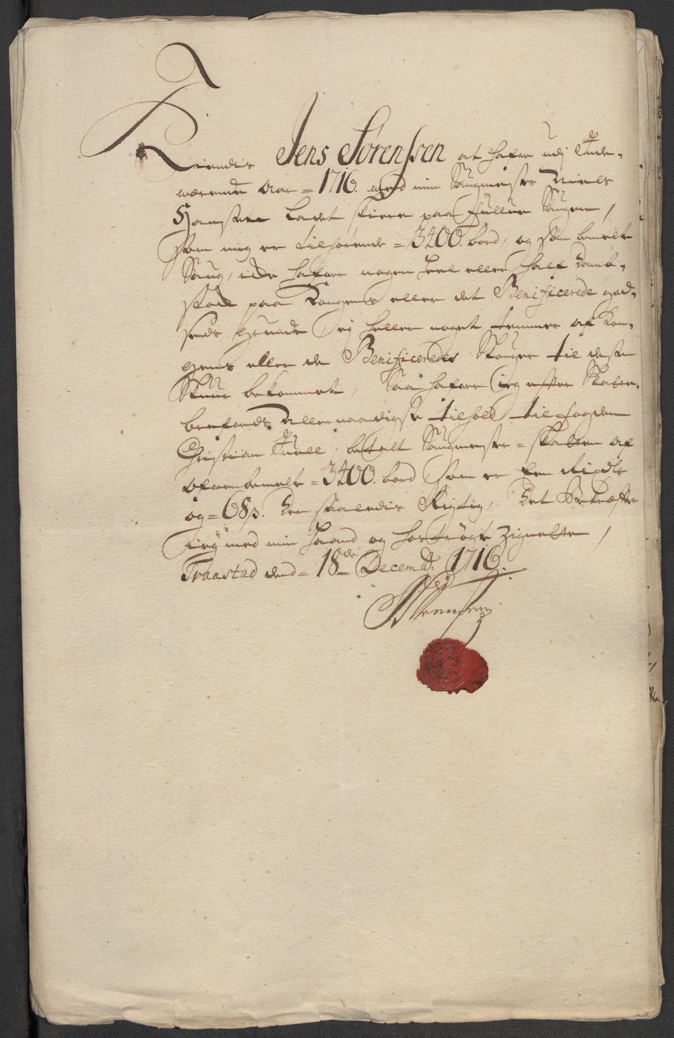 Rentekammeret inntil 1814, Reviderte regnskaper, Fogderegnskap, RA/EA-4092/R13/L0855: Fogderegnskap Solør, Odal og Østerdal, 1716, p. 154