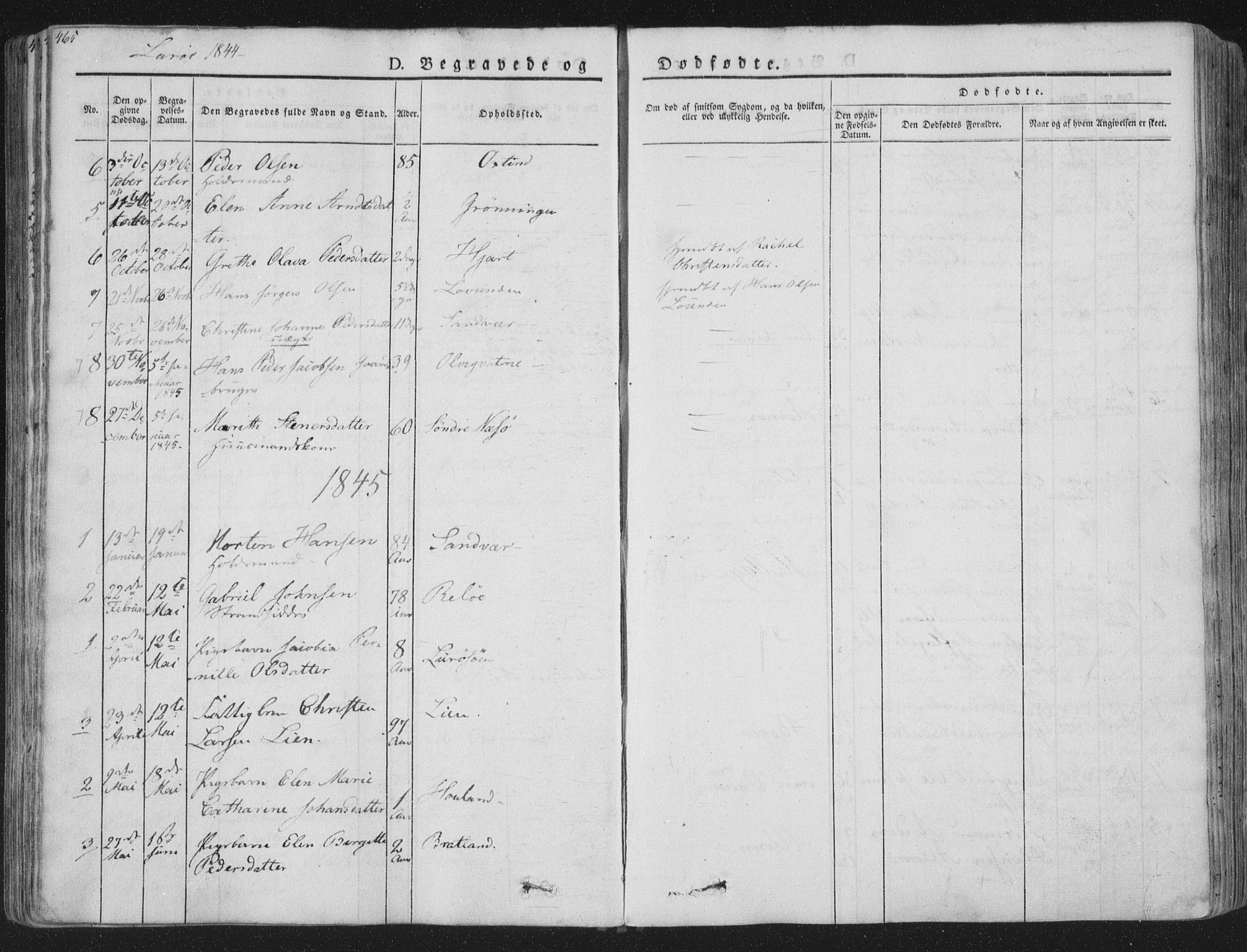 Ministerialprotokoller, klokkerbøker og fødselsregistre - Nordland, SAT/A-1459/839/L0566: Parish register (official) no. 839A03, 1825-1862, p. 465
