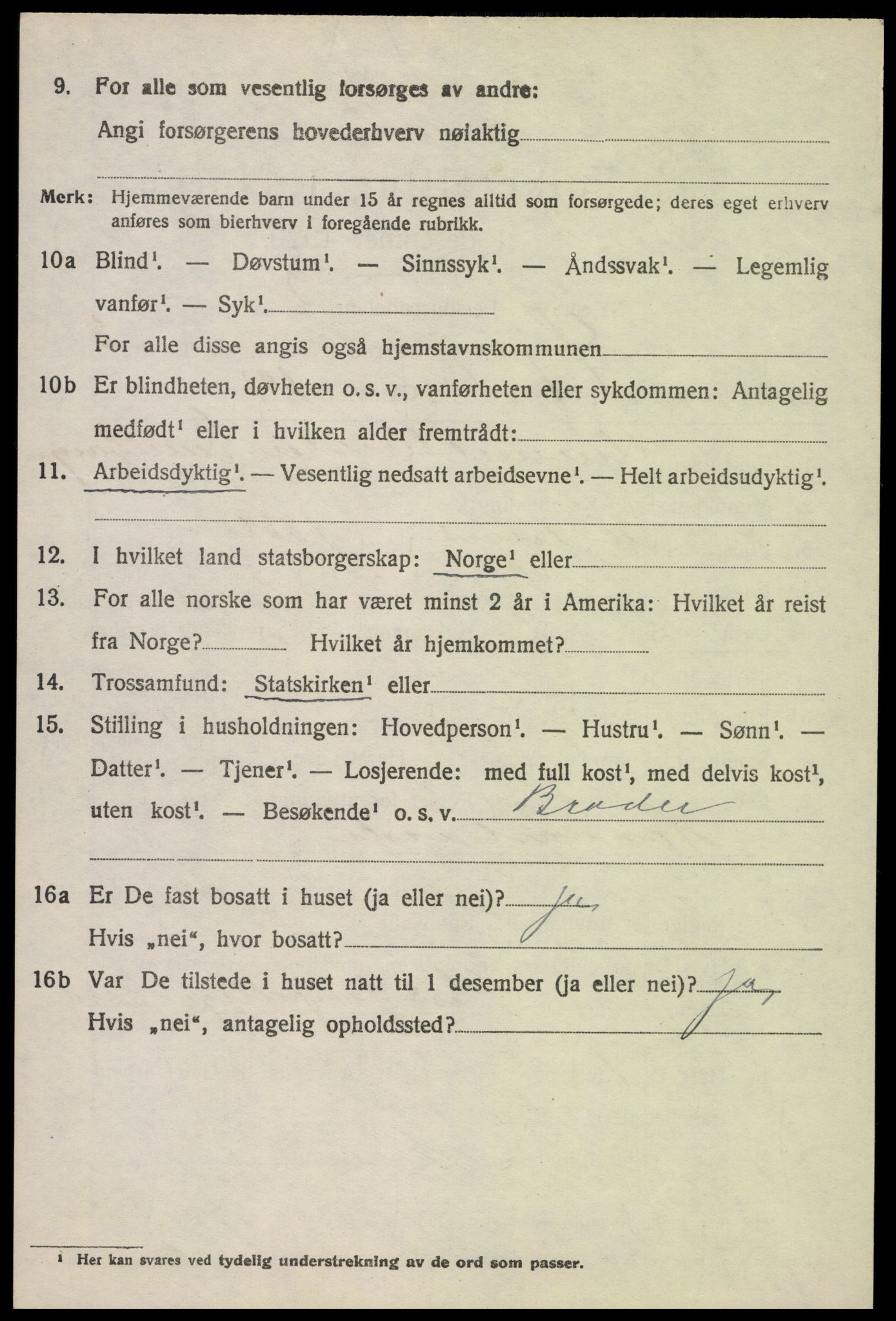 SAH, 1920 census for Øyer, 1920, p. 4470