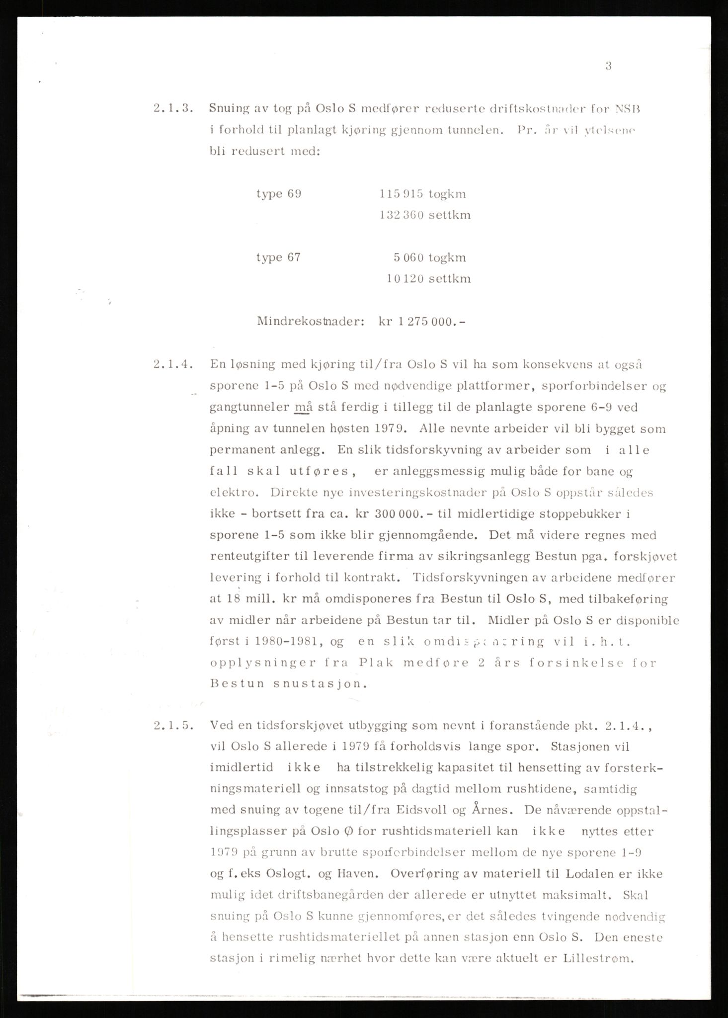 Norges statsbaner, Hovedadministrasjonen, Plankontoret for Oslo S, AV/RA-S-5410/D/L0171: Driftsbanegården. Øvrige driftsbanegårder, 1976-1978, p. 22