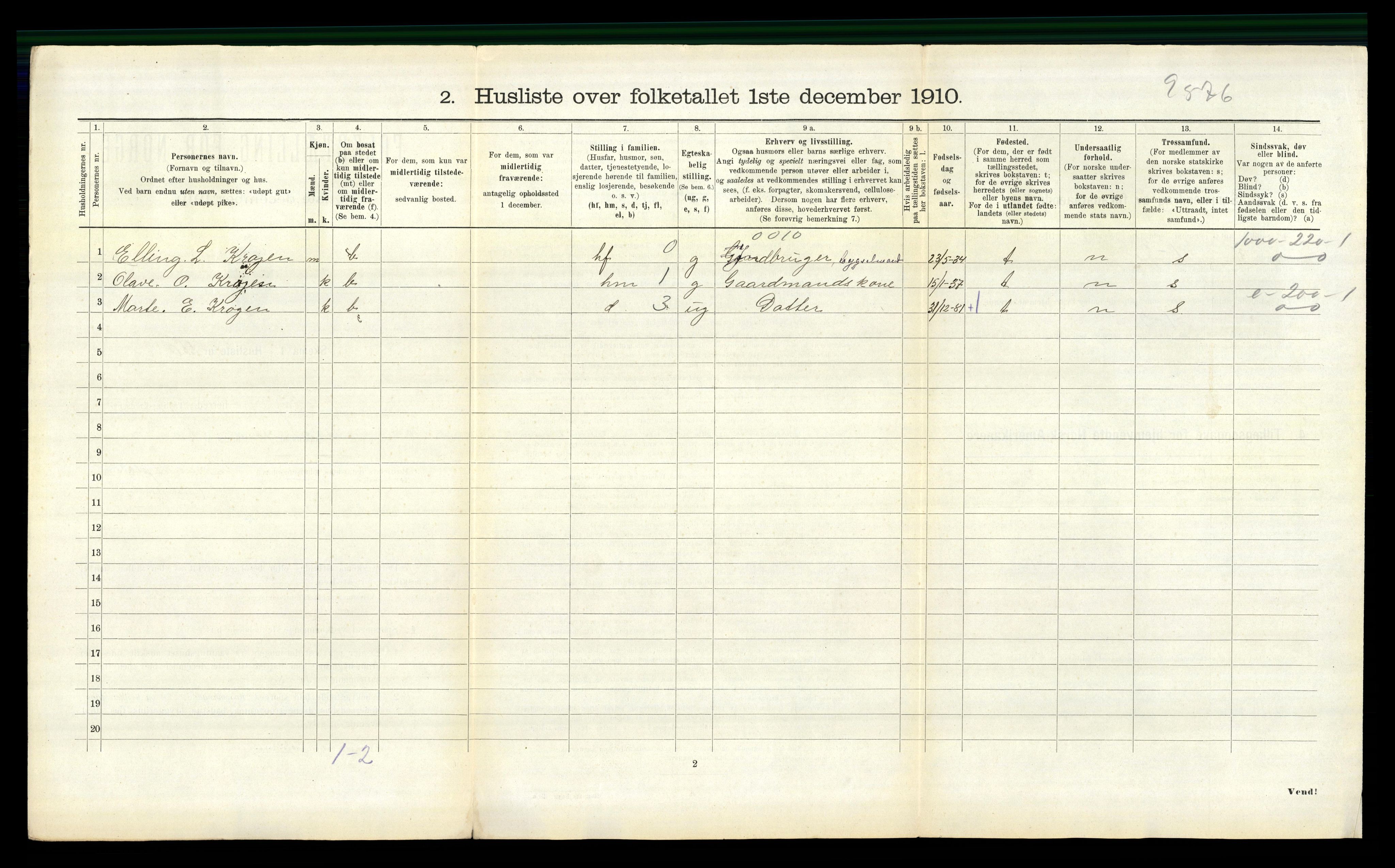RA, 1910 census for Ørskog, 1910, p. 622