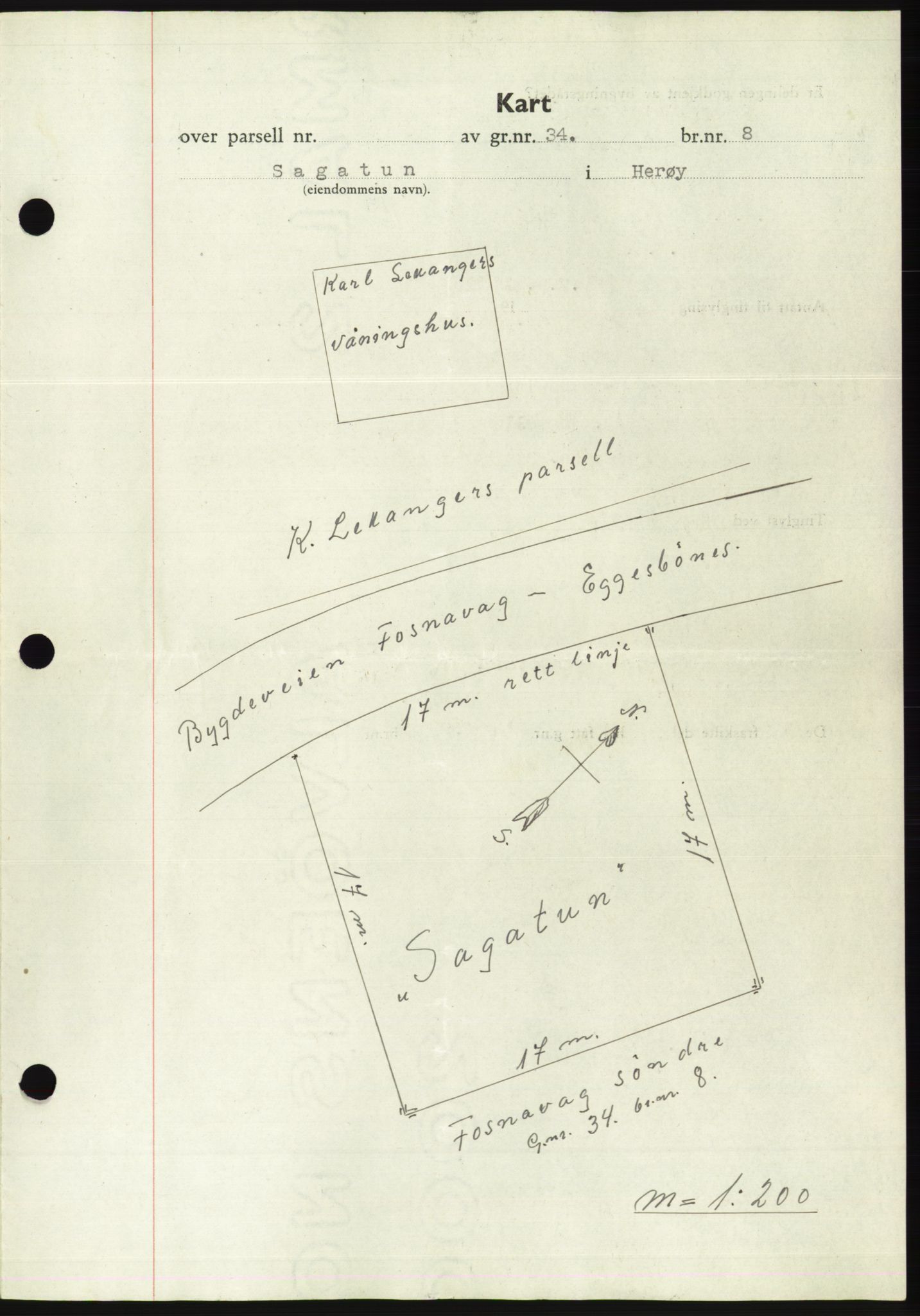 Søre Sunnmøre sorenskriveri, AV/SAT-A-4122/1/2/2C/L0075: Mortgage book no. 1A, 1943-1943, Diary no: : 342/1943