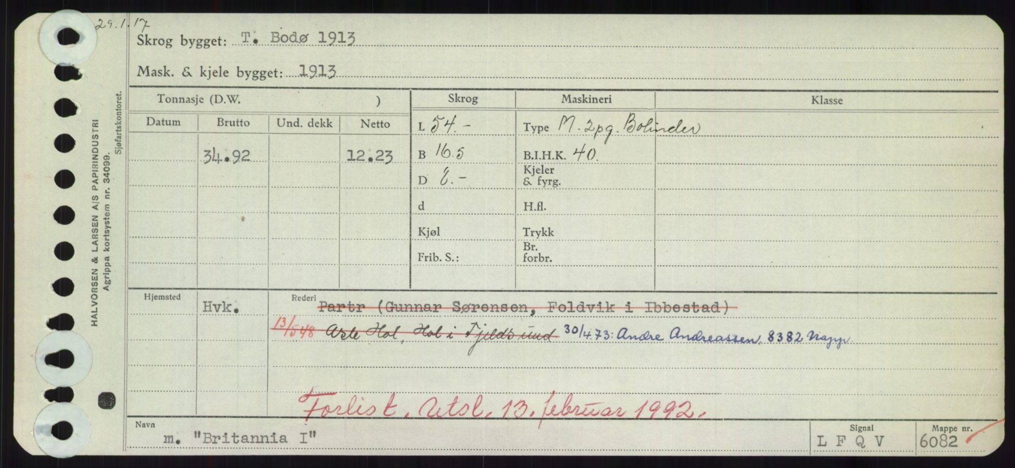 Sjøfartsdirektoratet med forløpere, Skipsmålingen, RA/S-1627/H/Hd/L0005: Fartøy, Br-Byg, p. 301