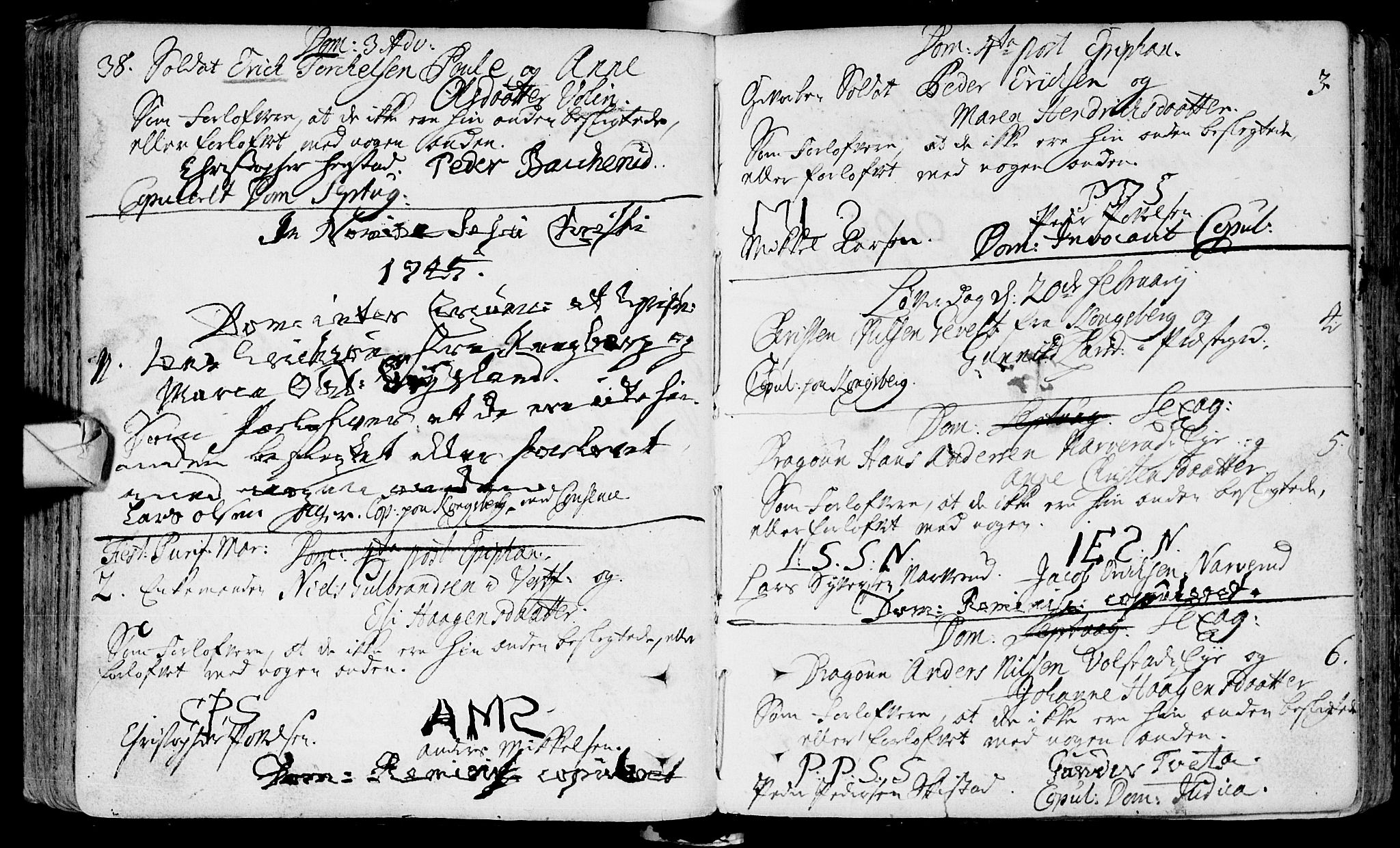 Eiker kirkebøker, SAKO/A-4/F/Fa/L0005: Parish register (official) no. I 5 /1, 1705-1759