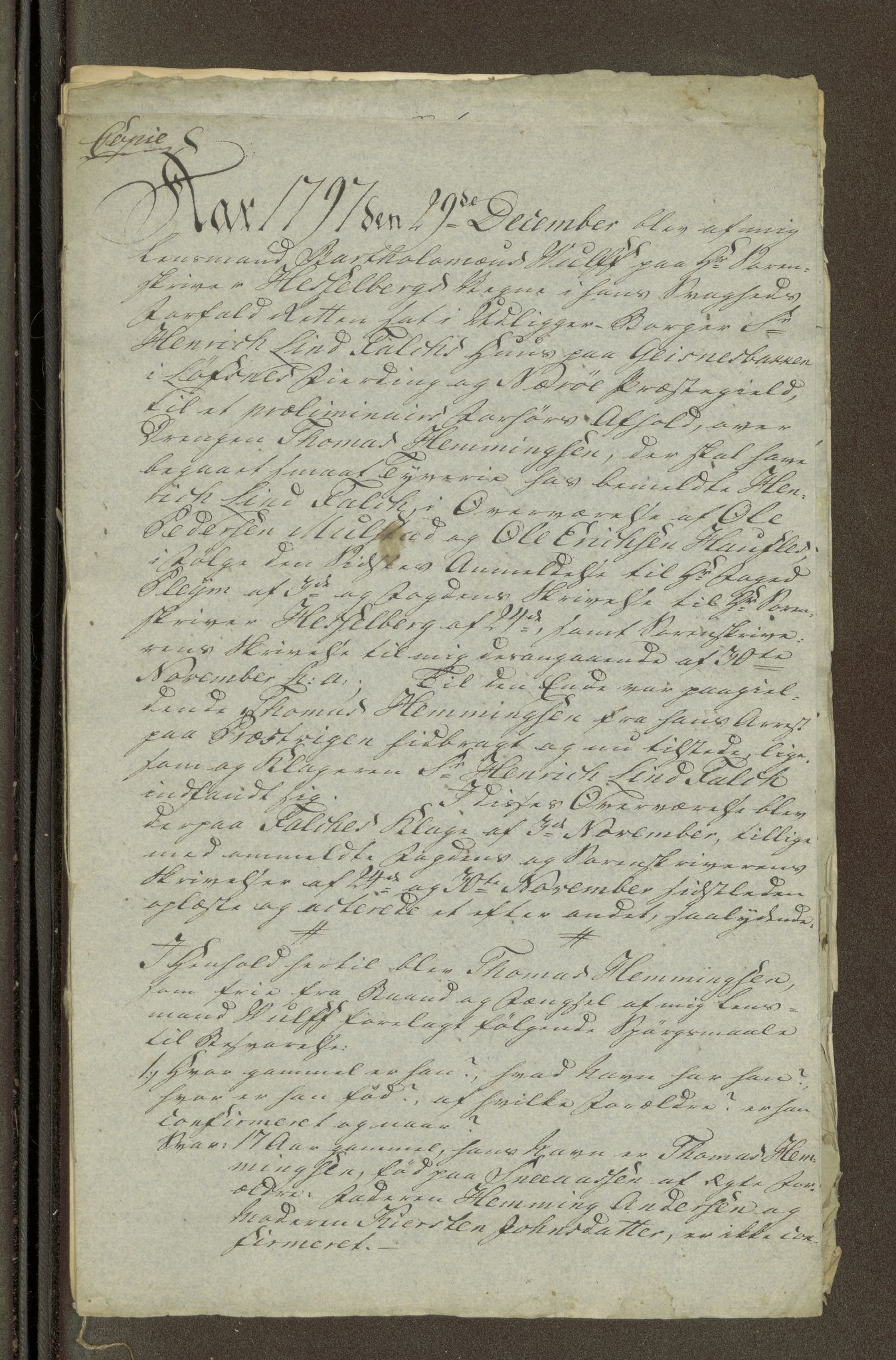 Namdal sorenskriveri, SAT/A-4133/1/1/1O/1Oa/L0007: Sivile og offentlige saker, 1798, p. 429