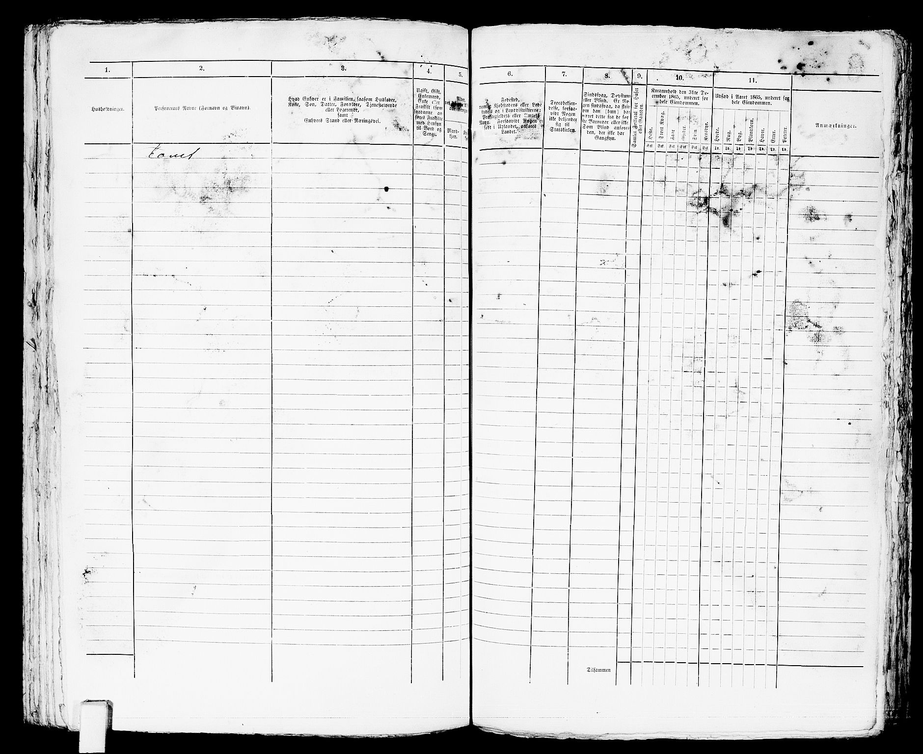 RA, 1865 census for Sandeherred/Sandefjord, 1865, p. 190