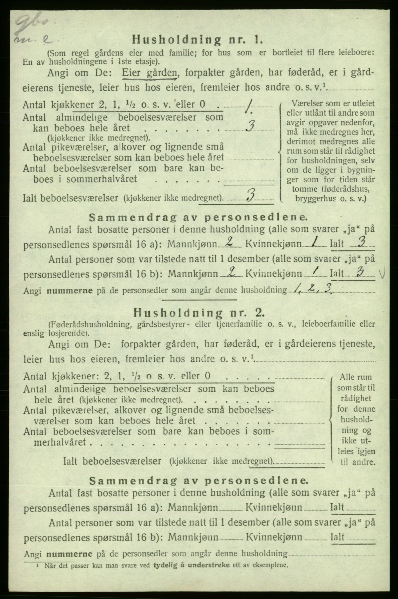 SAB, 1920 census for Skånevik, 1920, p. 1326