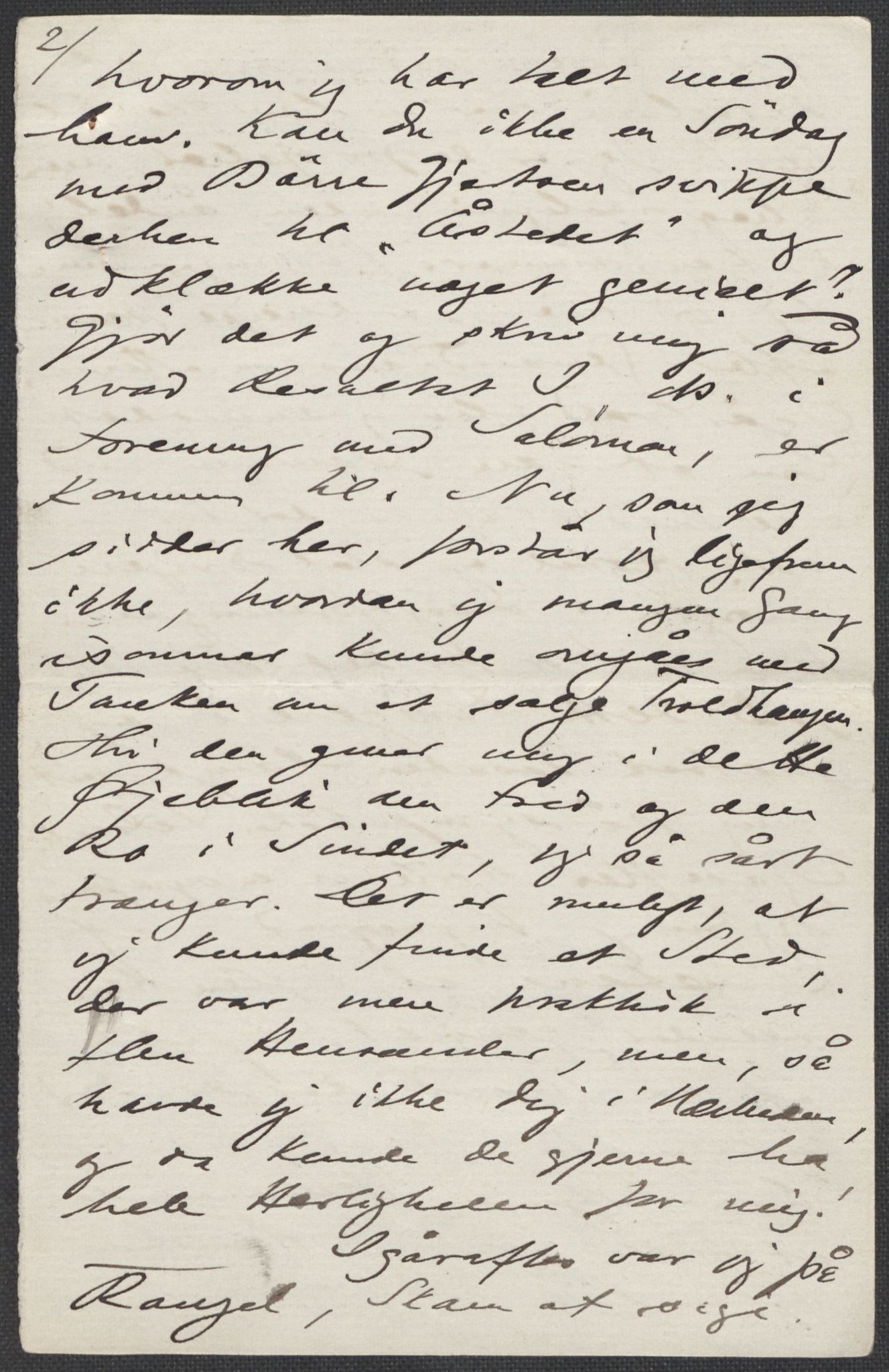 Beyer, Frants, AV/RA-PA-0132/F/L0001: Brev fra Edvard Grieg til Frantz Beyer og "En del optegnelser som kan tjene til kommentar til brevene" av Marie Beyer, 1872-1907, p. 465