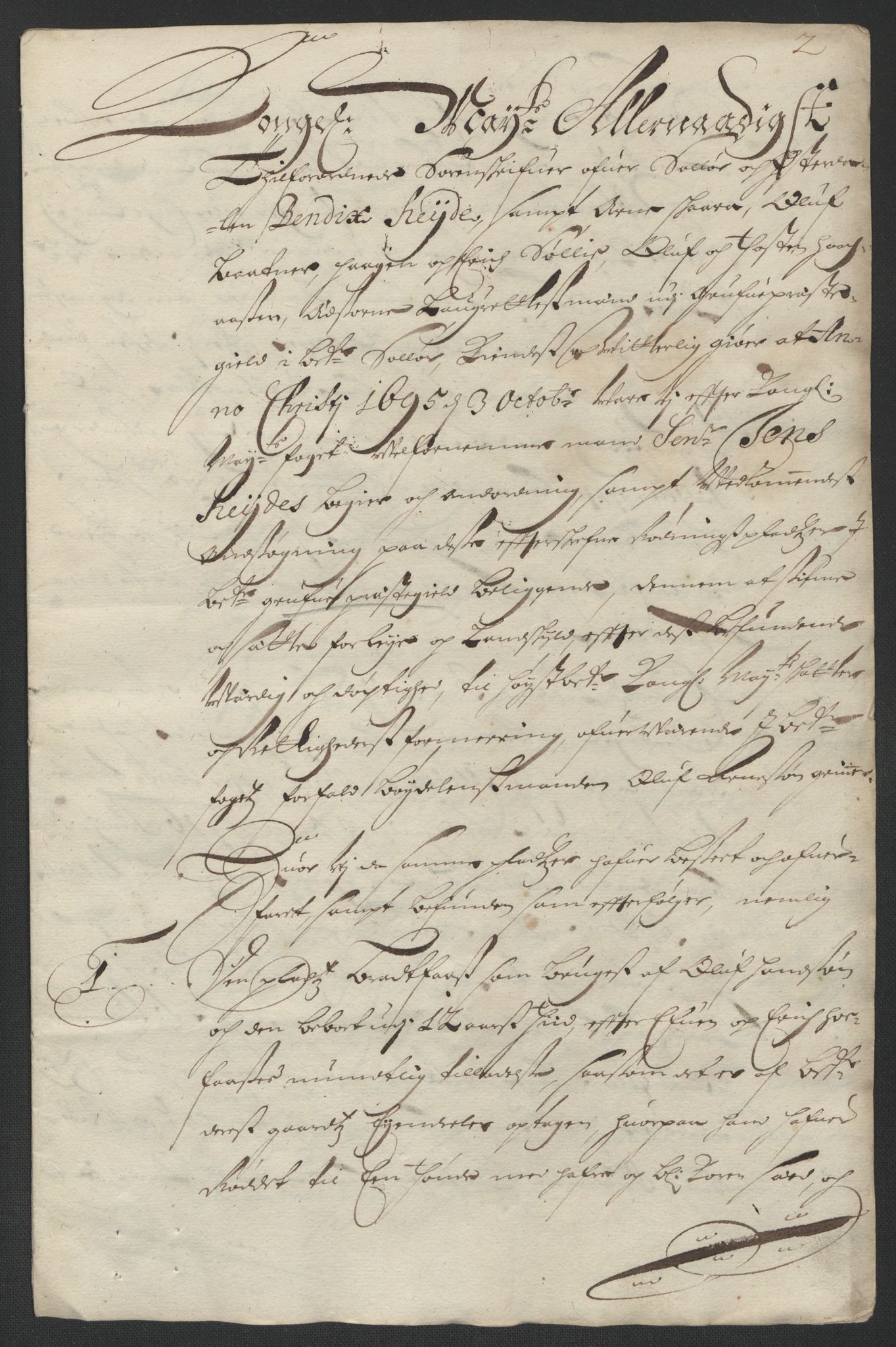 Rentekammeret inntil 1814, Reviderte regnskaper, Fogderegnskap, AV/RA-EA-4092/R13/L0834: Fogderegnskap Solør, Odal og Østerdal, 1696, p. 254