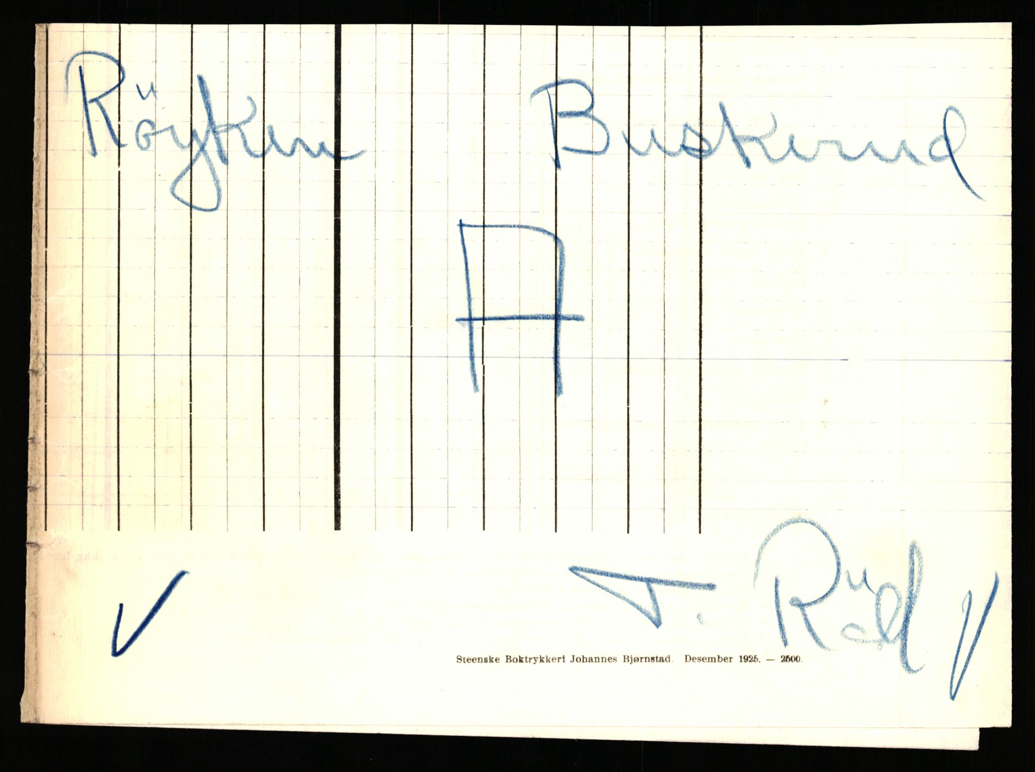 Statistisk sentralbyrå, Næringsøkonomiske emner, Jordbruk, skogbruk, jakt, fiske og fangst, AV/RA-S-2234/G/Ga/L0005: Buskerud, 1929, p. 539