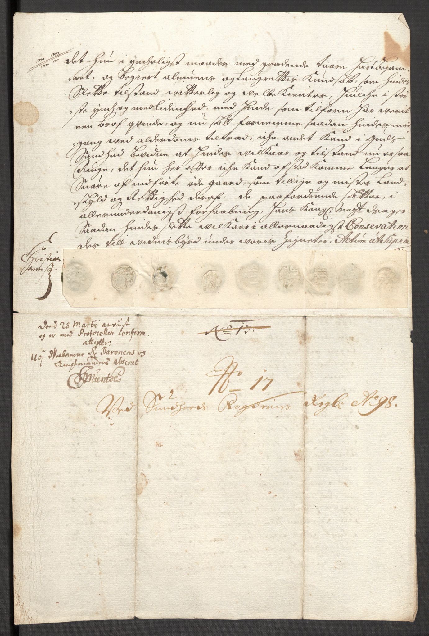 Rentekammeret inntil 1814, Reviderte regnskaper, Fogderegnskap, AV/RA-EA-4092/R48/L2977: Fogderegnskap Sunnhordland og Hardanger, 1697-1698, p. 392