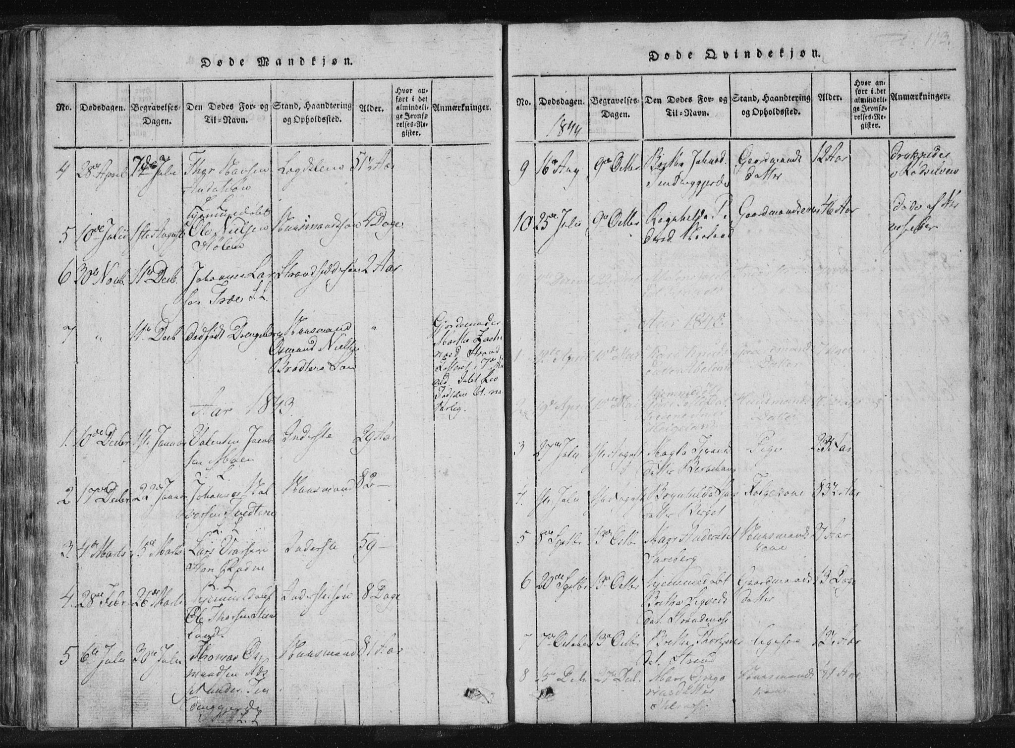 Vikedal sokneprestkontor, SAST/A-101840/01/IV: Parish register (official) no. A 4, 1816-1850, p. 113