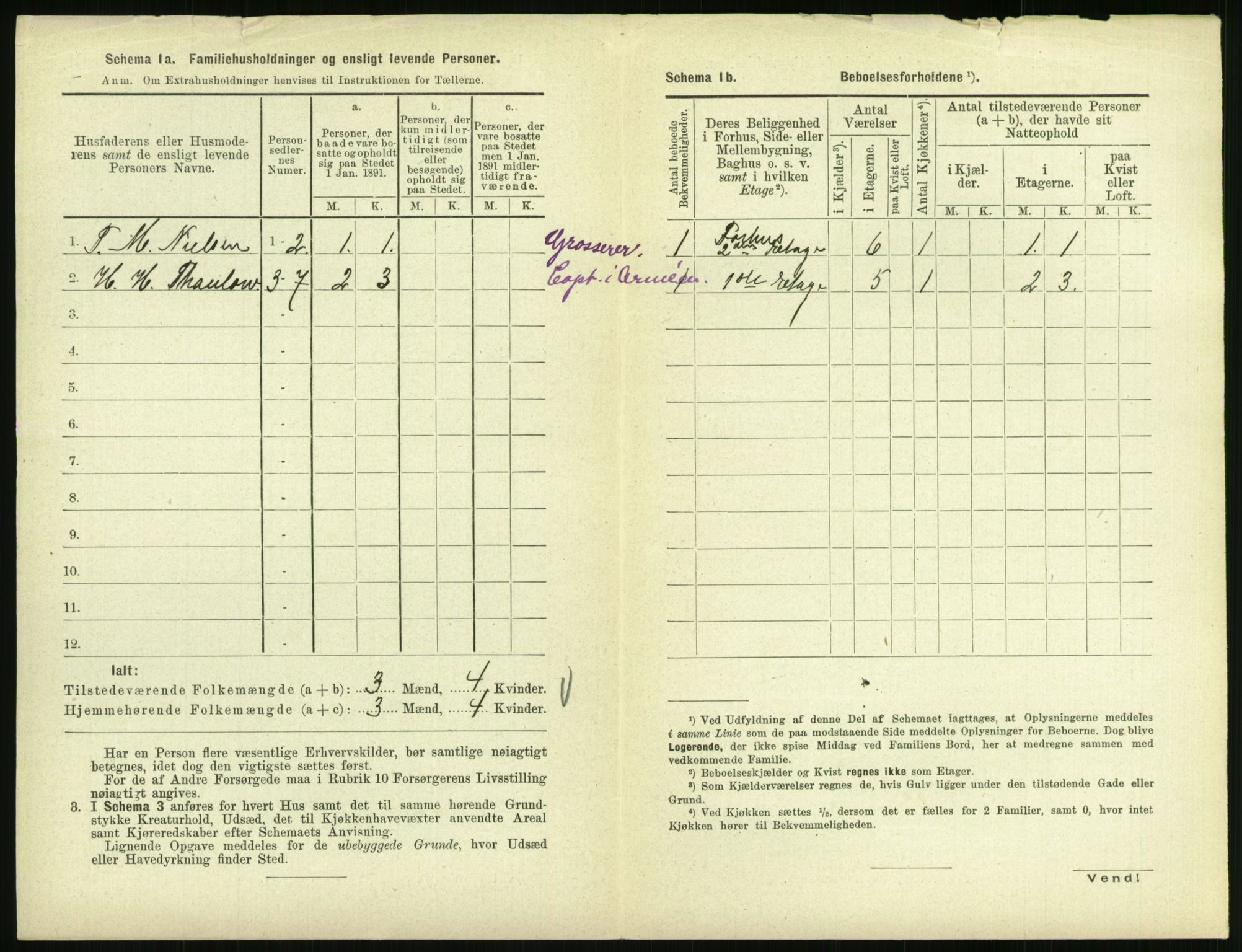 RA, 1891 census for 0707 Larvik, 1891, p. 1740