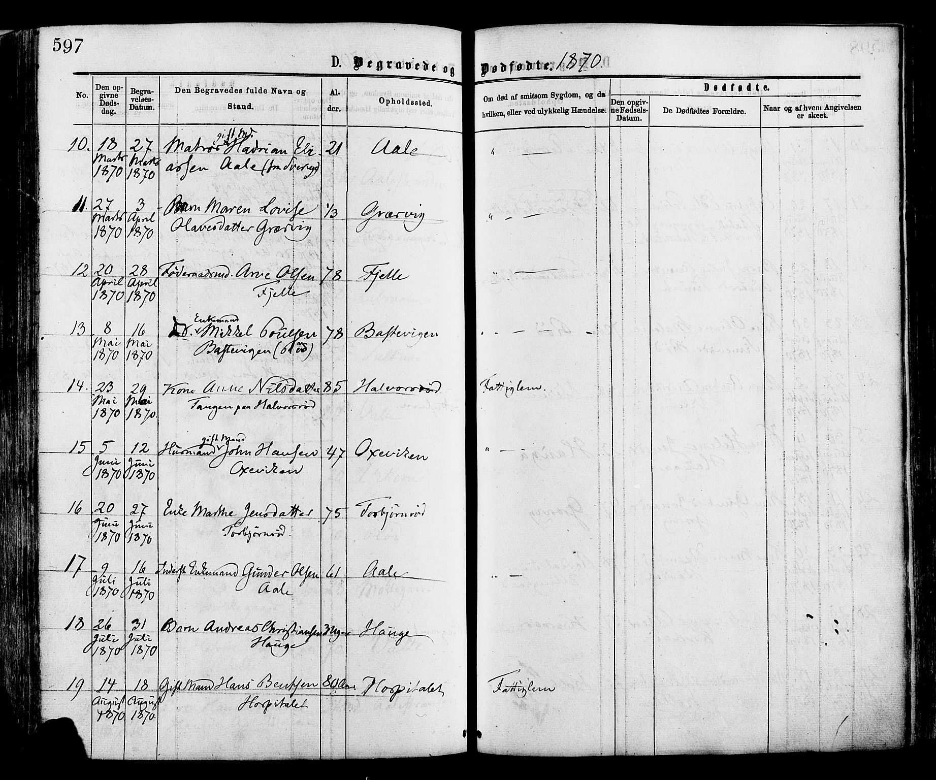 Onsøy prestekontor Kirkebøker, SAO/A-10914/F/Fa/L0004: Parish register (official) no. I 4, 1861-1877, p. 597