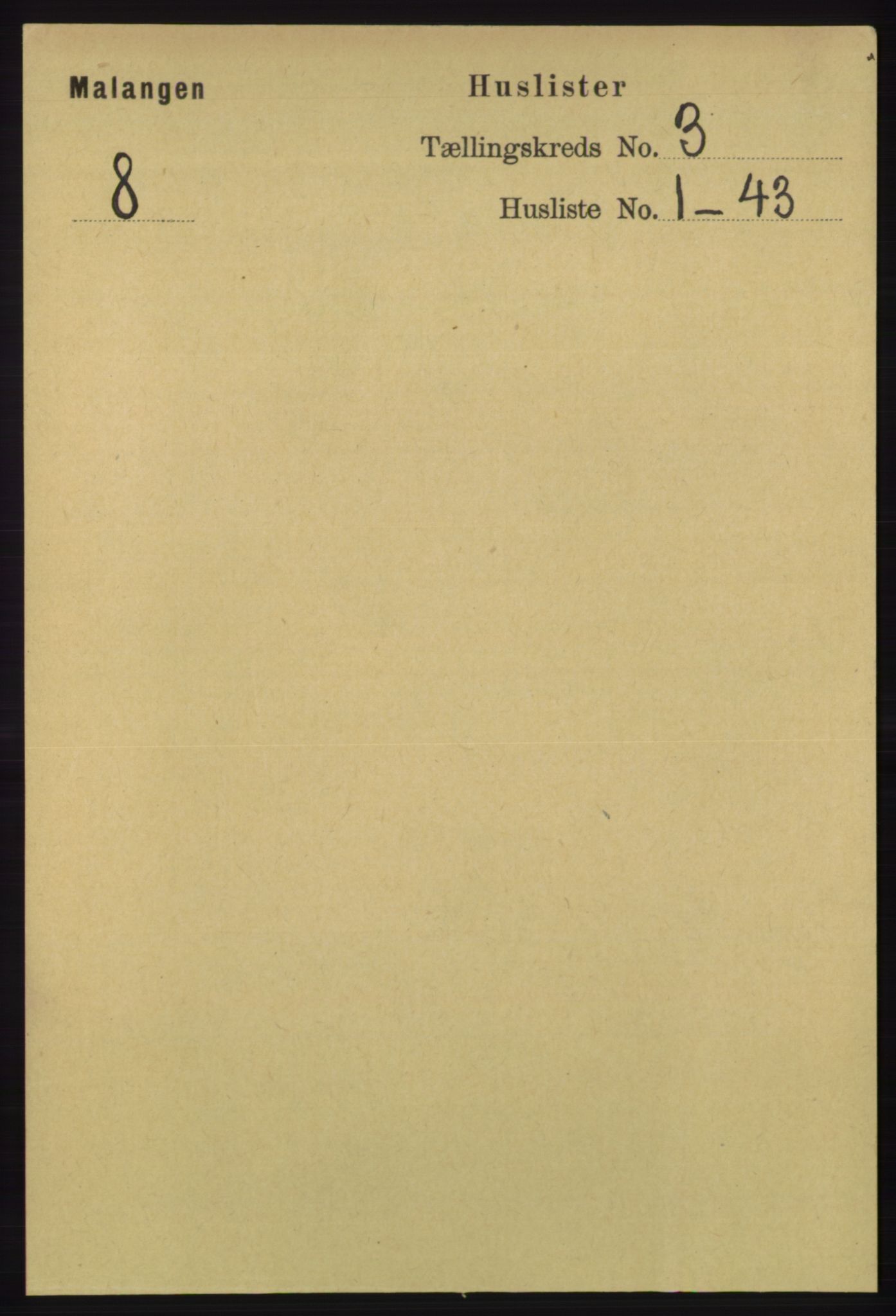 RA, 1891 census for 1932 Malangen, 1891, p. 689