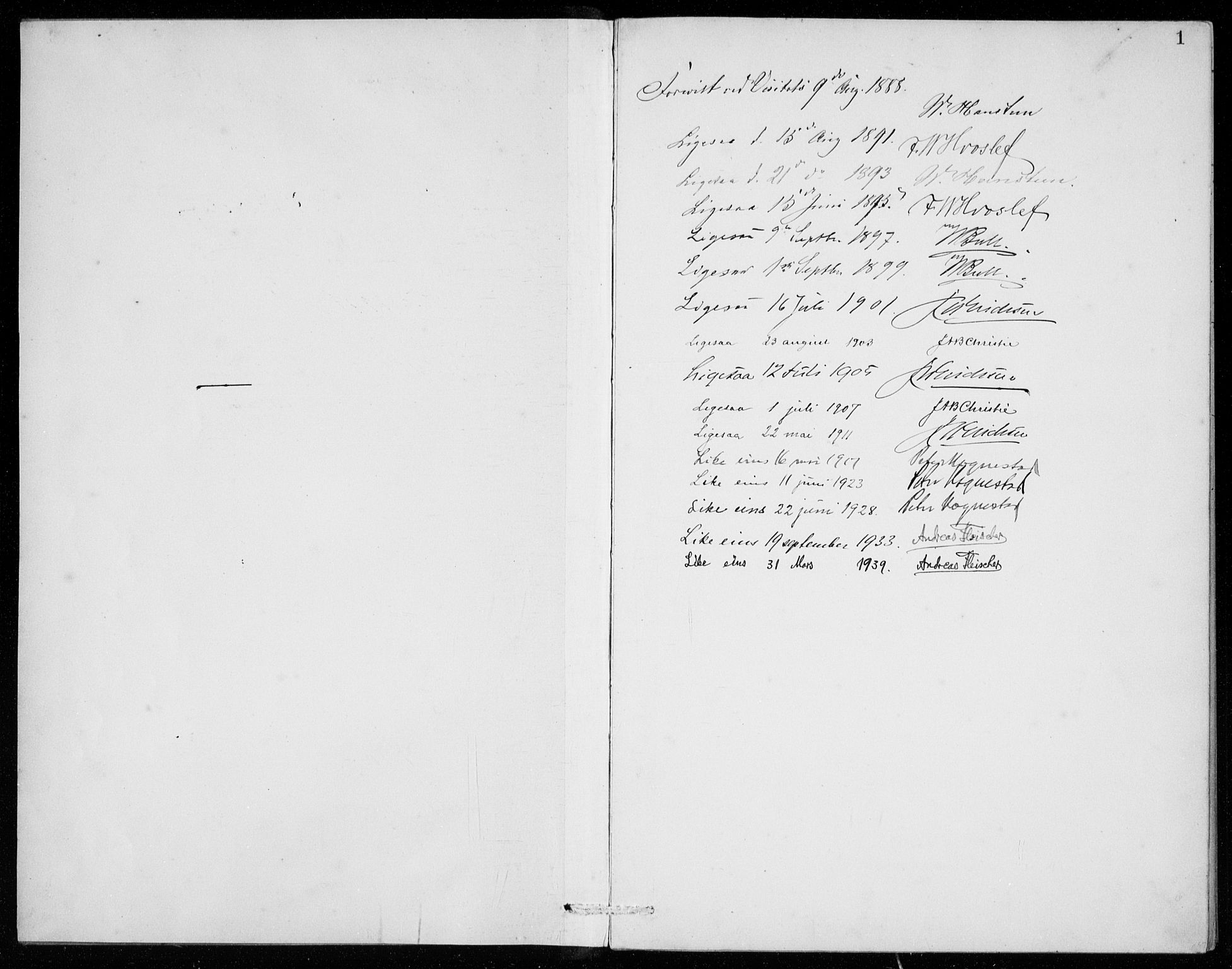 Ullensvang sokneprestembete, SAB/A-78701/H/Hab: Parish register (copy) no. E  9, 1886-1938, p. 1