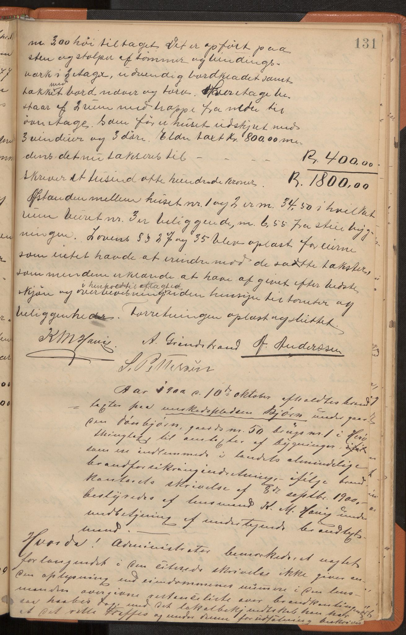 Norges Brannkasse Herøy, AV/SAT-A-5570, 1888-1903, p. 131a