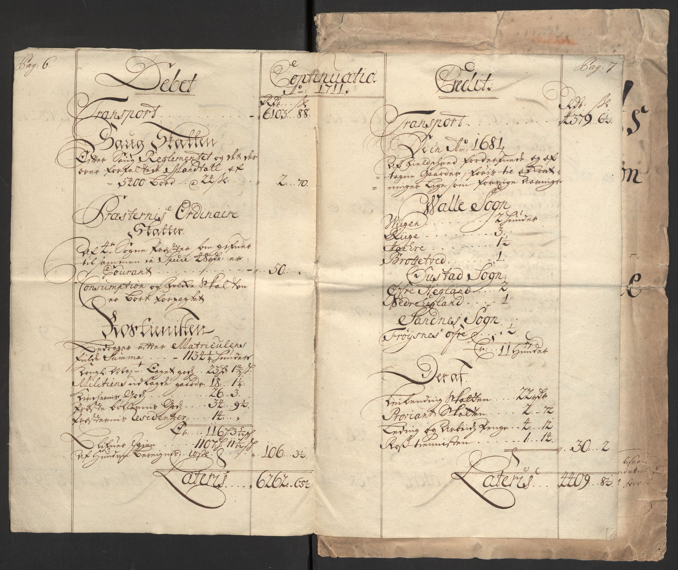 Rentekammeret inntil 1814, Reviderte regnskaper, Fogderegnskap, AV/RA-EA-4092/R40/L2449: Fogderegnskap Råbyggelag, 1709-1711, p. 248