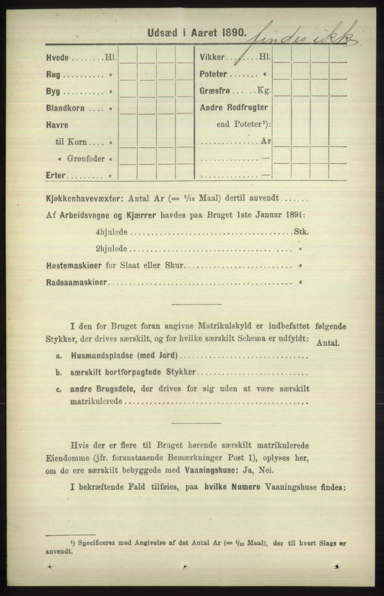 RA, 1891 census for 1251 Bruvik, 1891, p. 4411