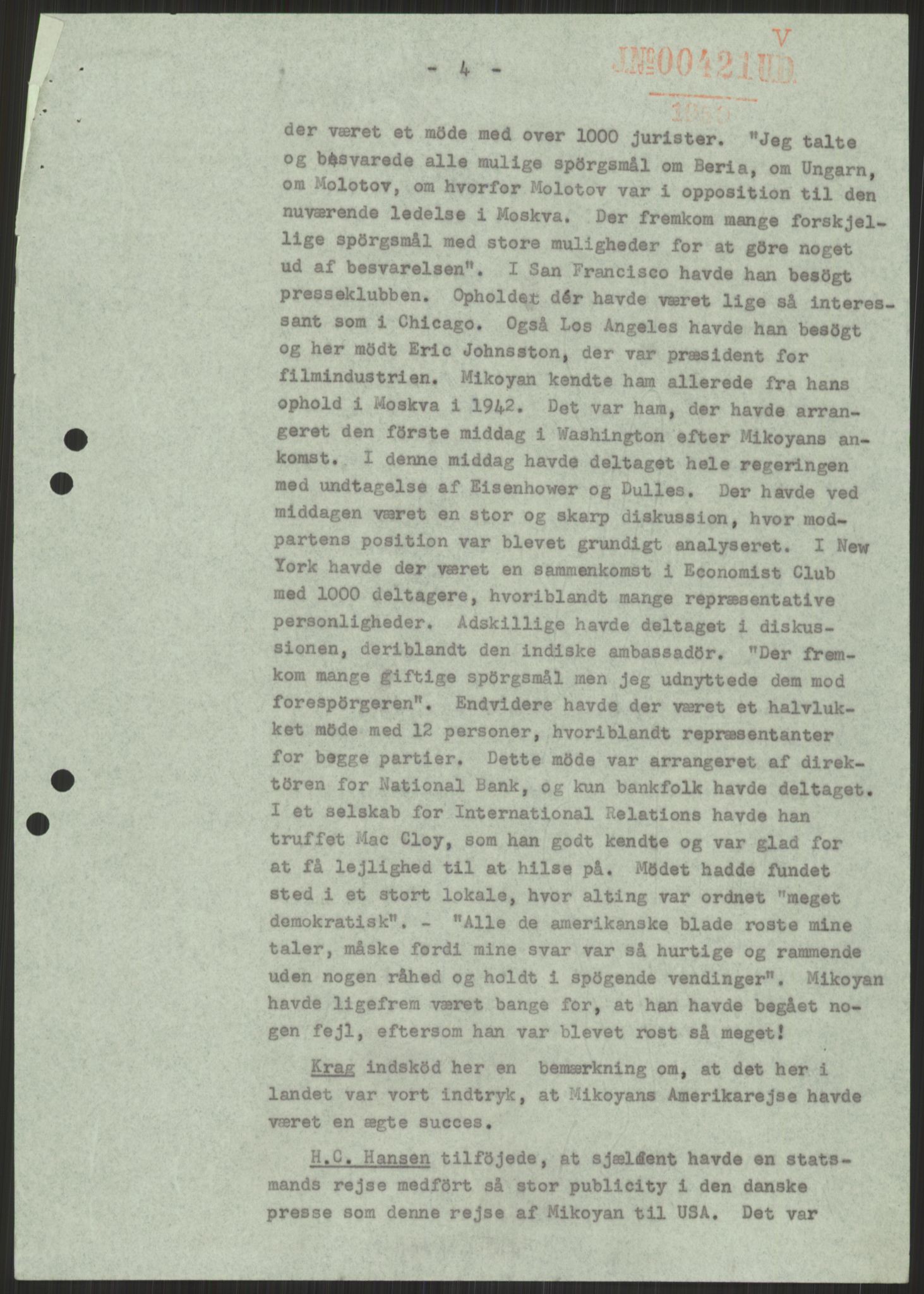 Utenriksdepartementet, RA/S-2259, 1951-1959, p. 145